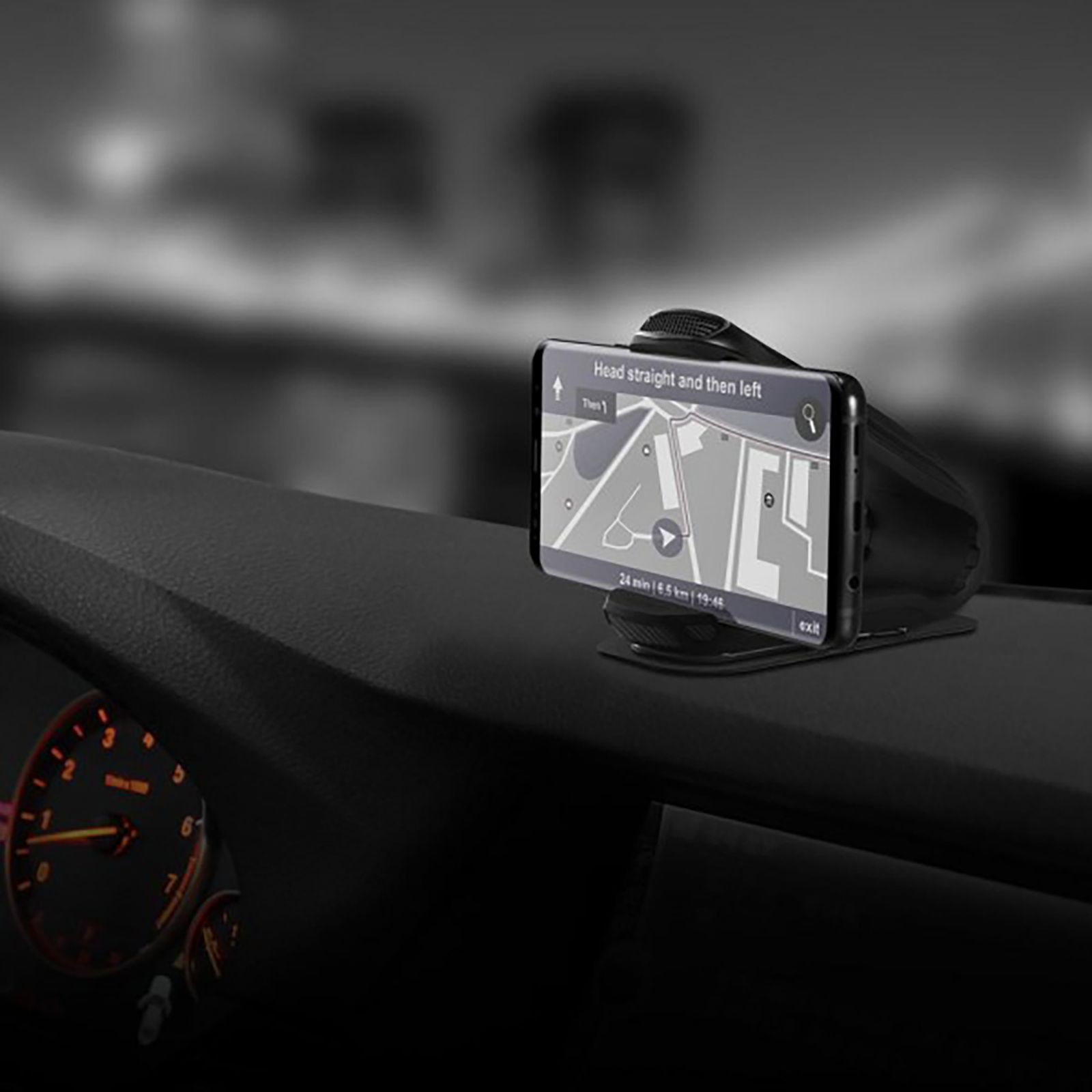 spigen Dashboard Mobile Holder (2 Viewing Angles, 000CG21772, Black)_11