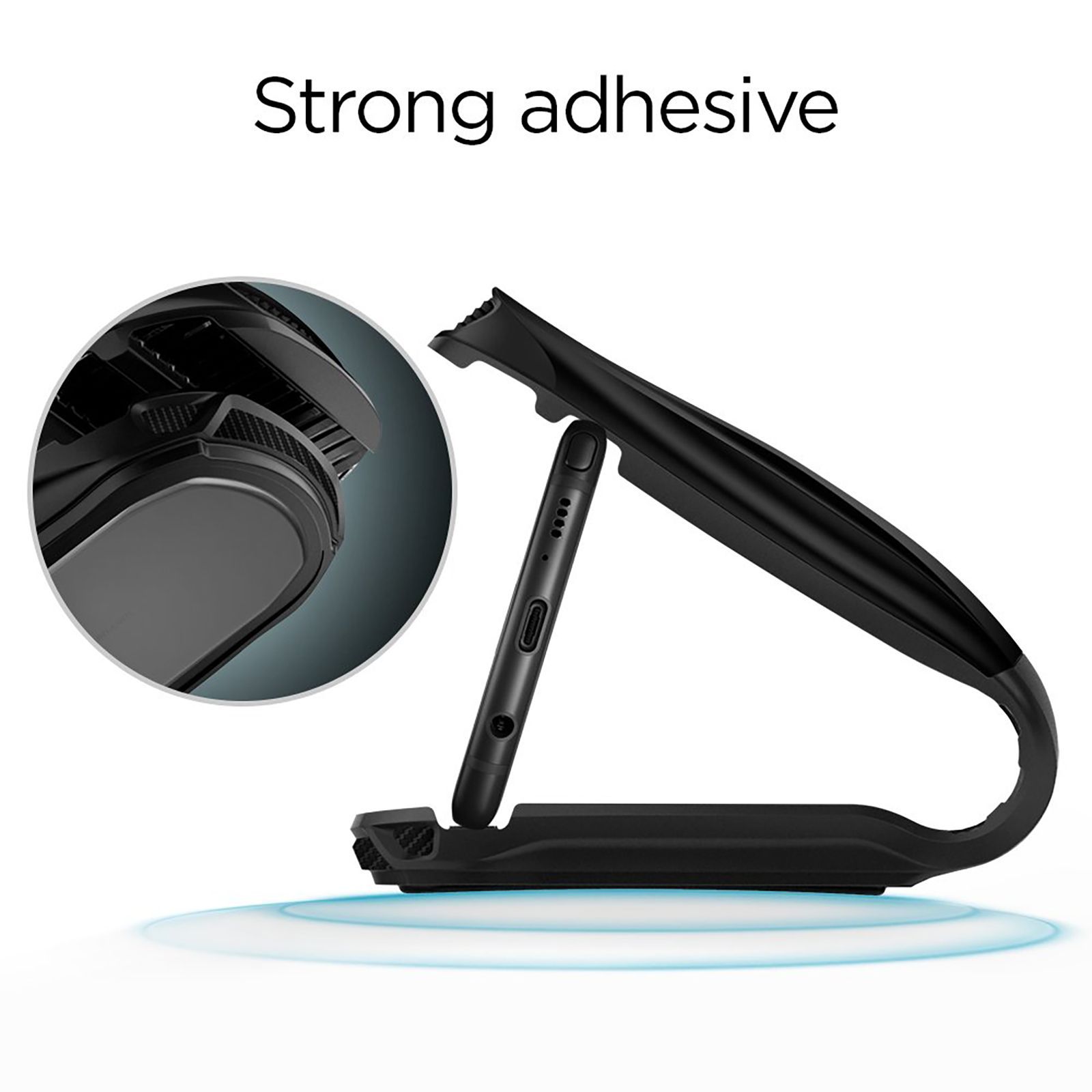 spigen Dashboard Mobile Holder (2 Viewing Angles, 000CG21772, Black)_14