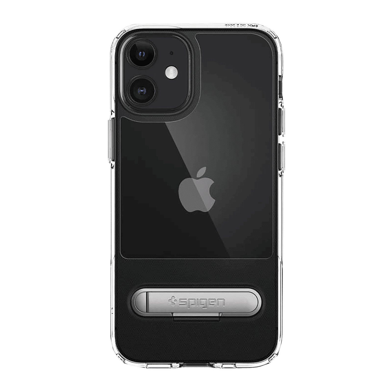 spigen Slim Armor Essential S TPU & PC Back Case For iPhone 12 Mini (Air Cushion Technology, ACS01553, Crystal Clear)_3