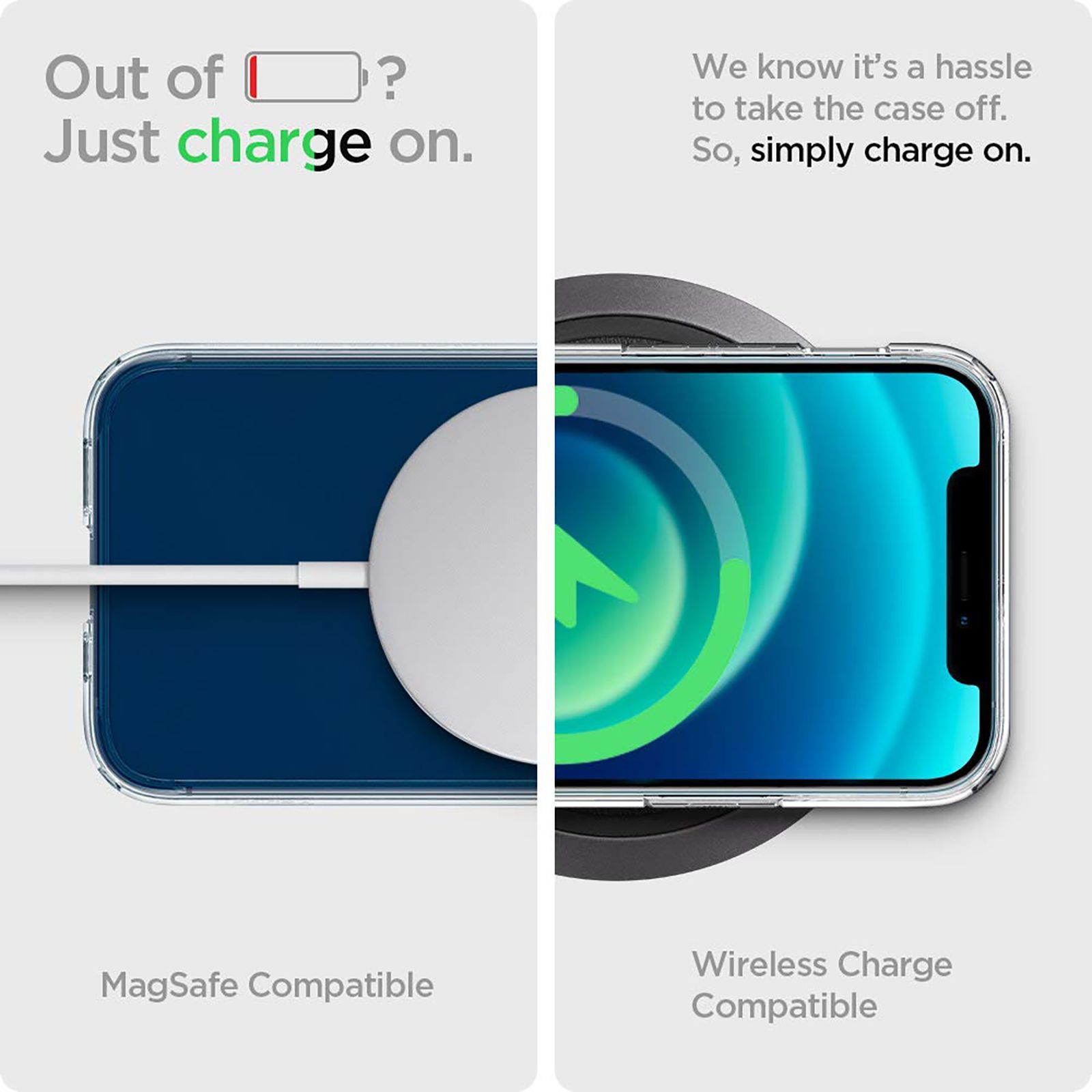 spigen Crystal Hybrid TPU Back Cover for Apple iPhone 12 Mini (Raised Lip Protection, Clear)_8