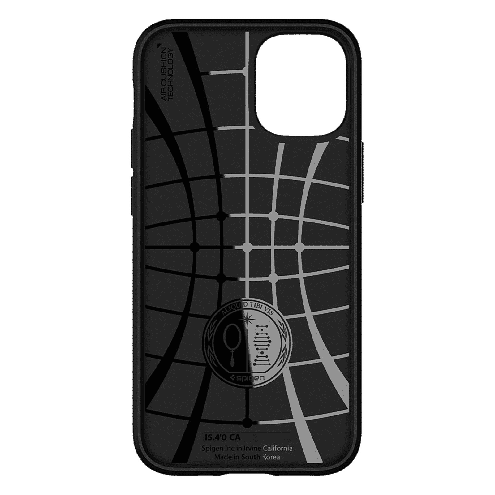 spigen Core Armor Thermoplastic Polyurethane Back Cover for Apple iPhone 12 Mini (Air Cushion Technology, Matte Black)_5