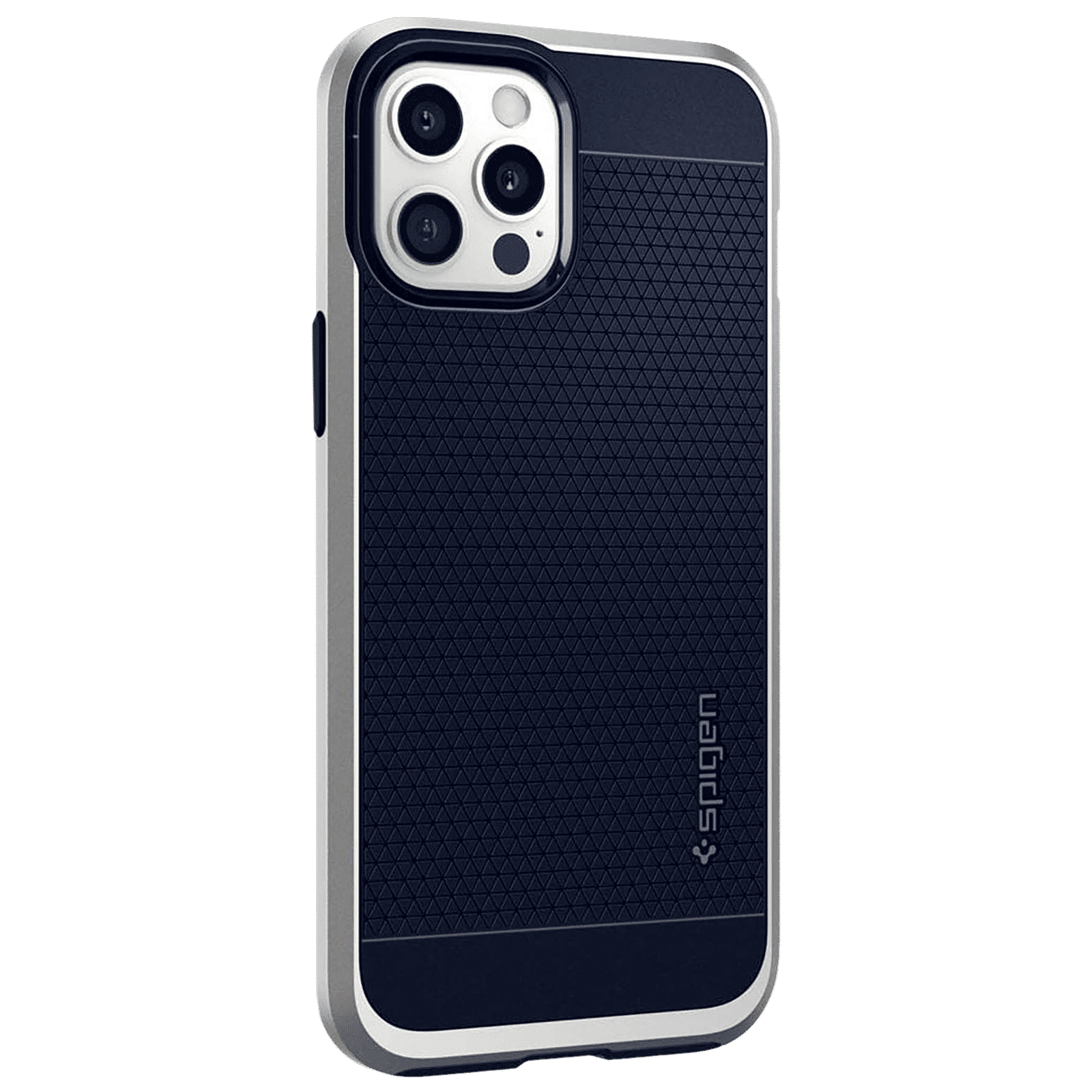 spigen Neo Hybrid TPU & PC Back Case For iPhone 12 Pro Max (Form-Fitted Construction, ACS02249, Satin Silver) spigen Neo Hybrid TPU & PC Back Case For iPhone 12 Pro Max (Form-Fitted Construction, ACS02249, Satin Silver)_8