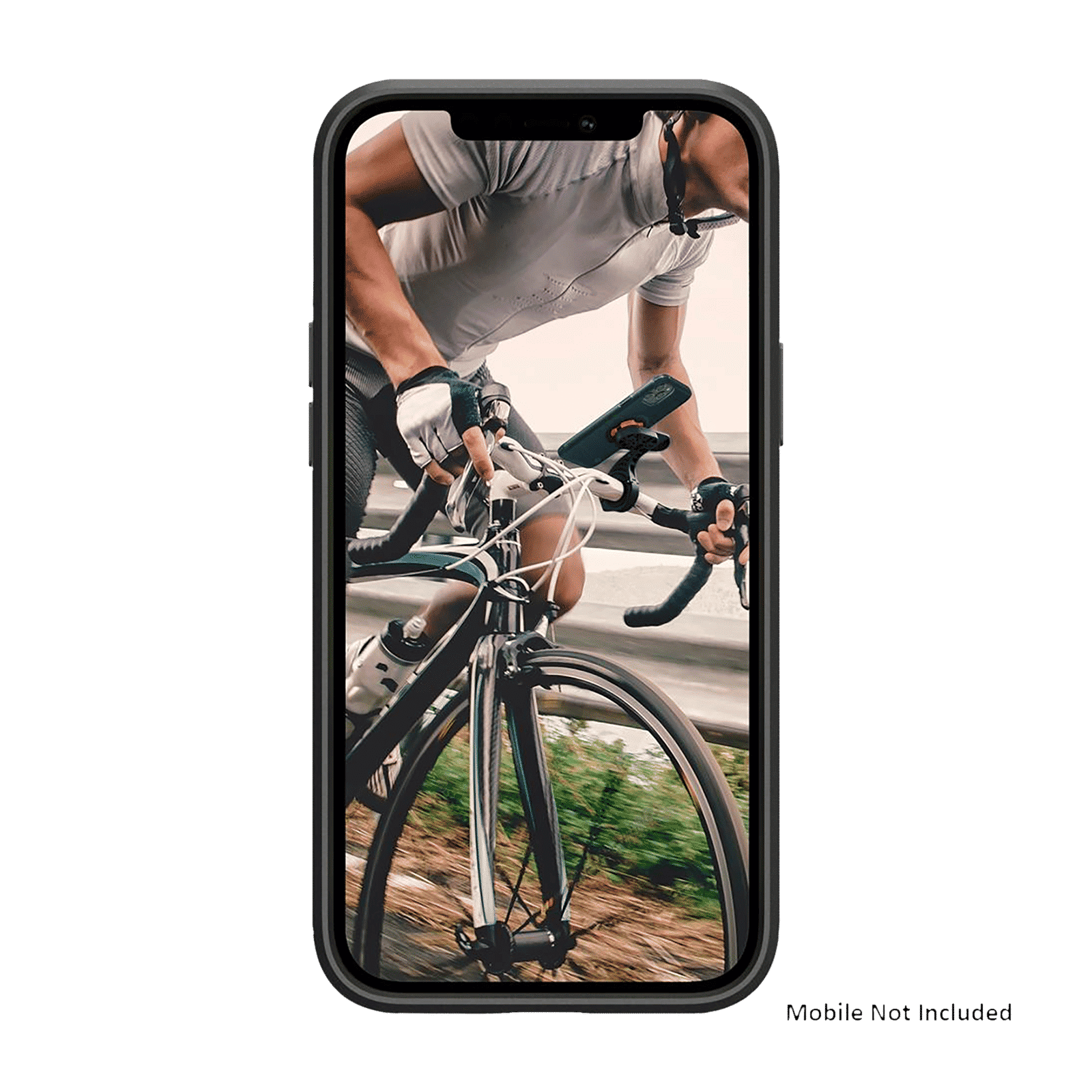 spigen Gearlock TPU & Polycarbonate Bike Mount Case for Apple iPhone 12 Pro Max (Air Cushion Technology, Black)_9