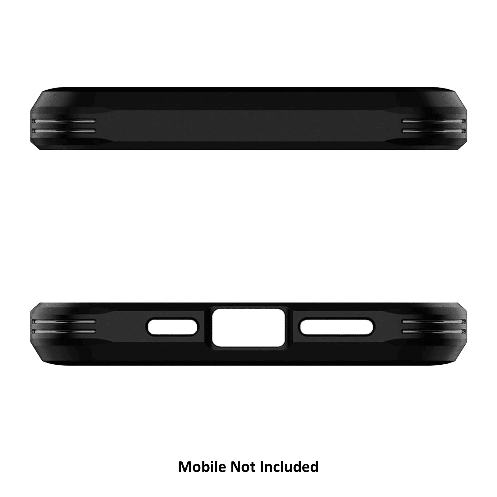 spigen Tough Armor TPU & Polycarbonate Back Case with Stand for Apple iPhone 12 Pro Max (Wireless Charging Compatible, Black)_14