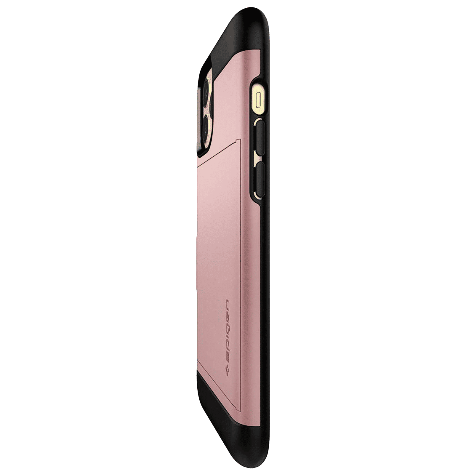 spigen Slim Armor CS Polycarbonate & TPU Back Cover For Apple iPhone 12 Pro Max (Supports Wireless Charging, Rose Gold)_13