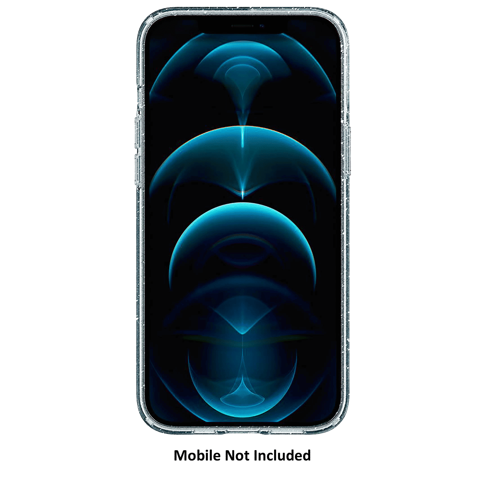 spigen Liquid Crystal Glitter TPU Back Cover for Apple iPhone 12 Pro Max (Wireless Charging Compatible, Crystal Quartz)_14