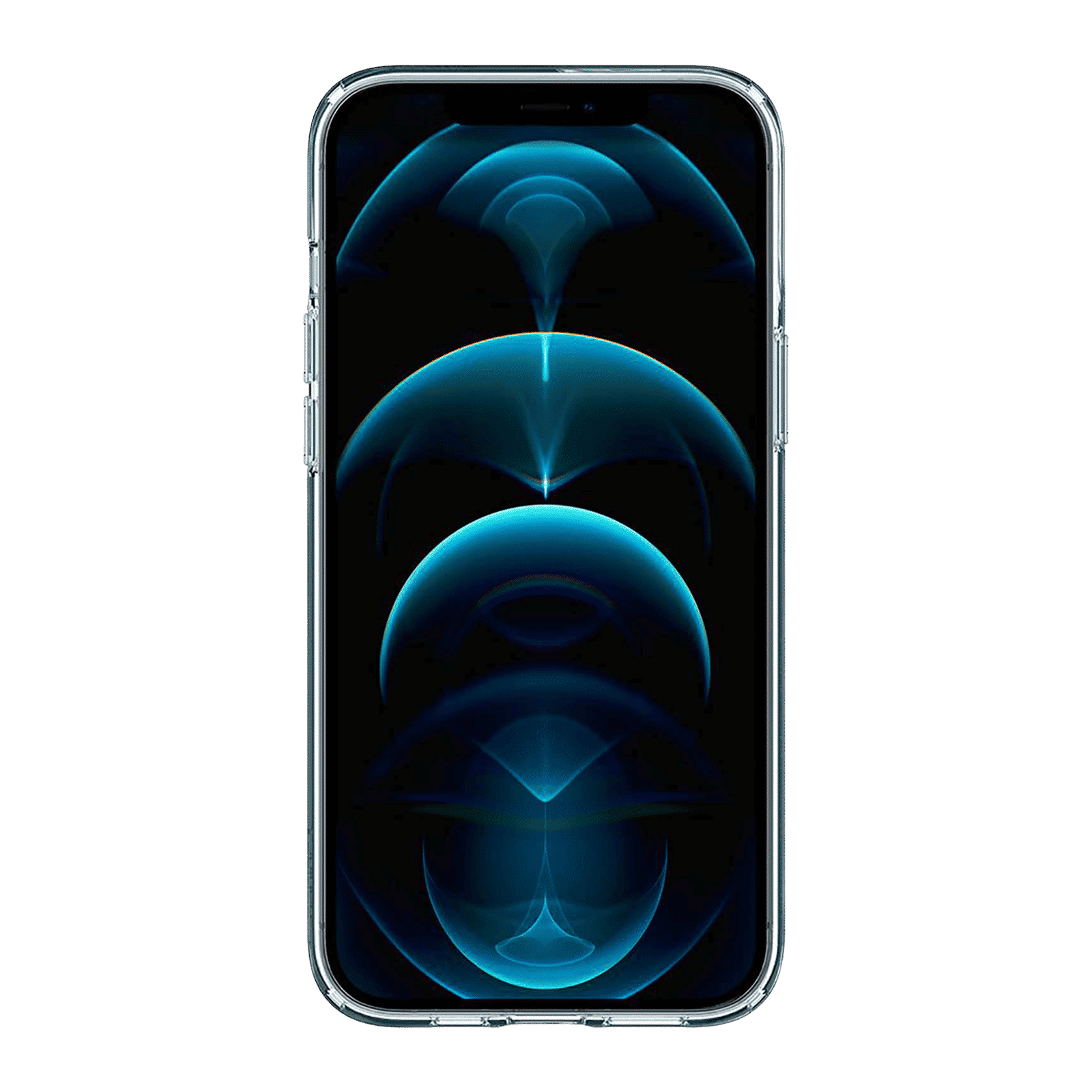 spigen Liquid Crystal Soft TPU & Polycarbonate Back Cover for Apple iPhone 12 Pro Max (Wireless Charging Compatible, Crystal Clear)_5