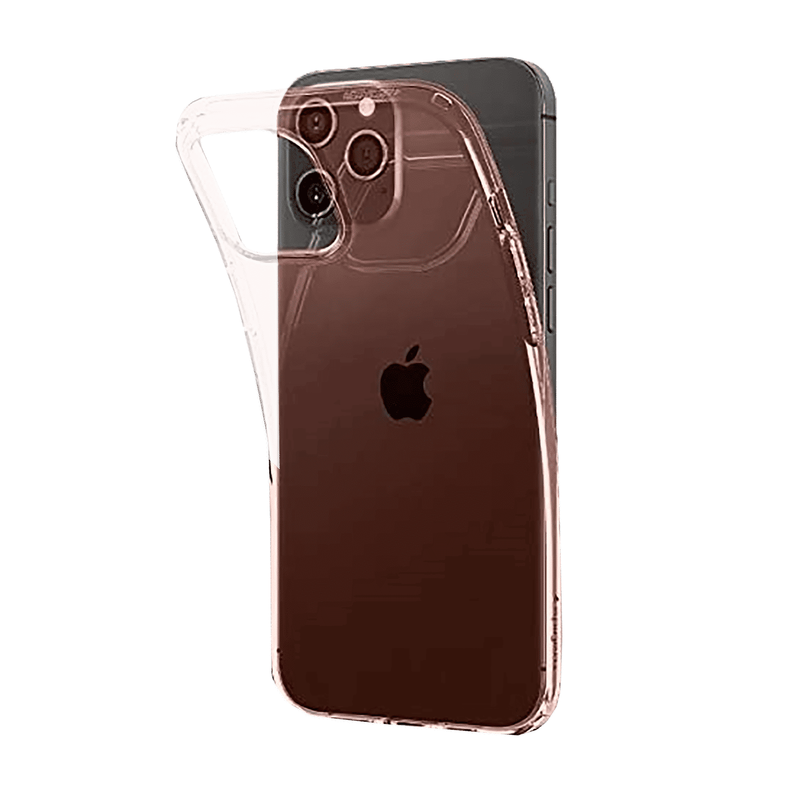 spigen Crystal Flex TPU Back Cover for Apple iPhone 12 Pro Max (Camera Protection, Rose Crystal)_3