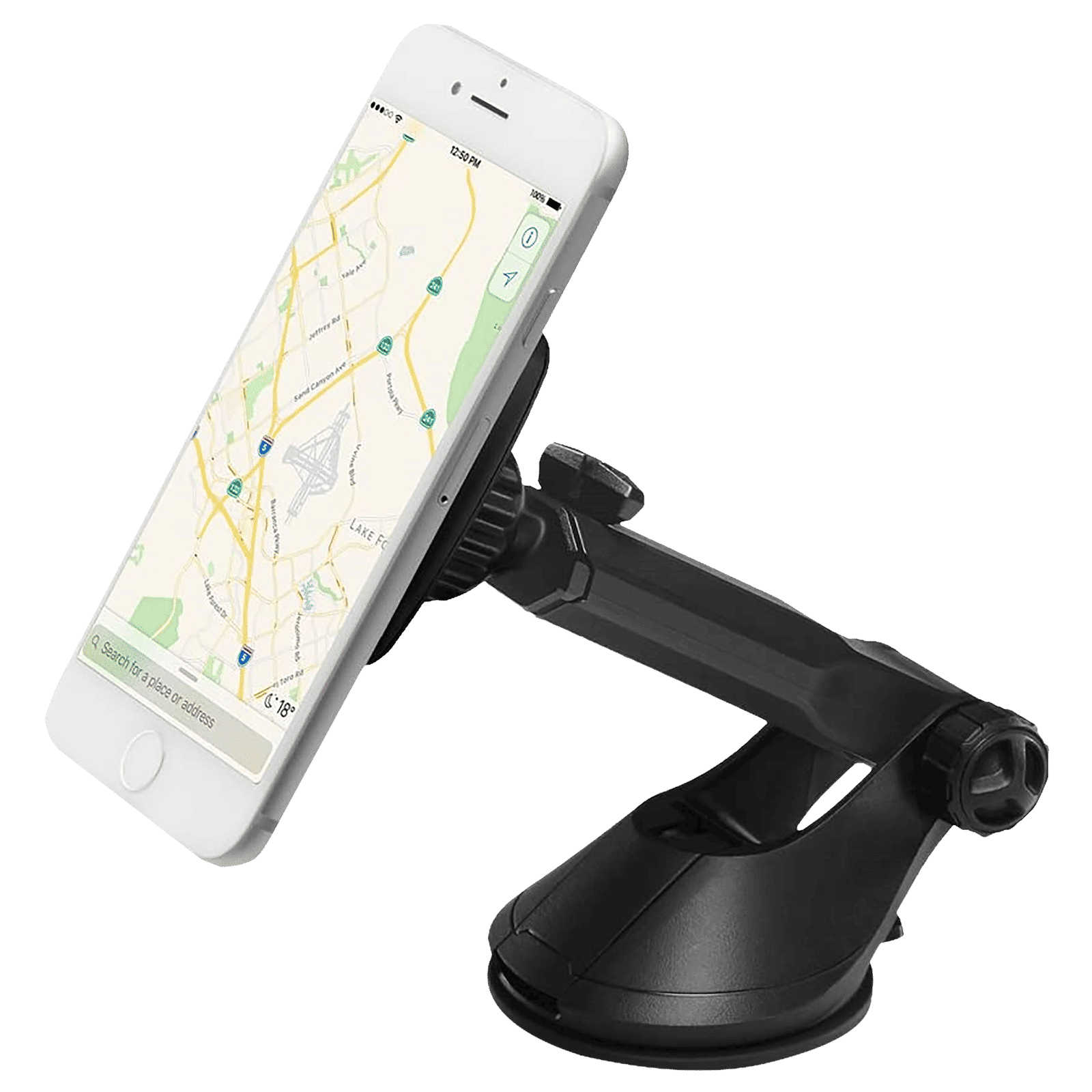 Spigen Car Mount Holder for Mobile (Neodymium Magnet, Black)_4