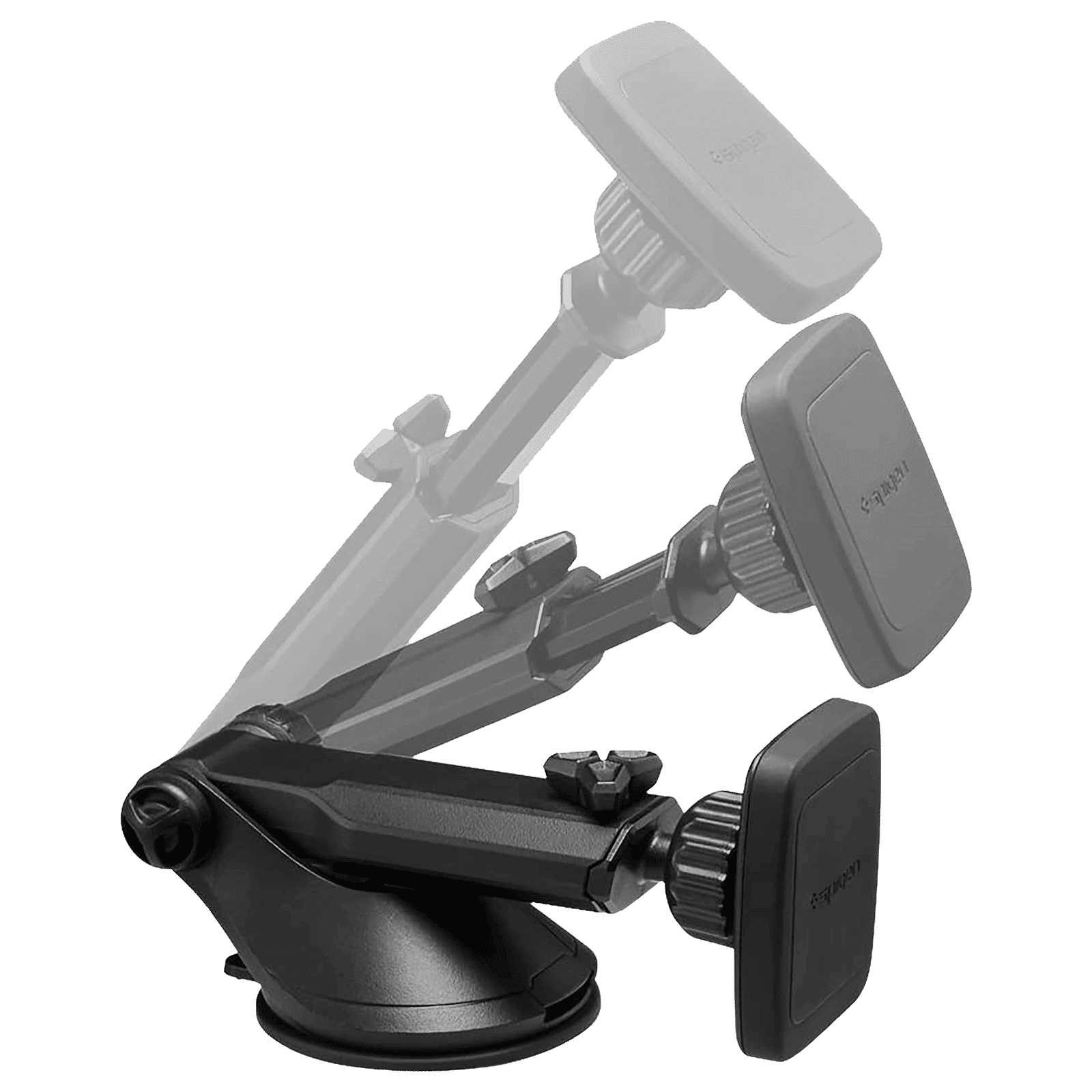 Spigen Car Mount Holder for Mobile (Neodymium Magnet, Black)_5