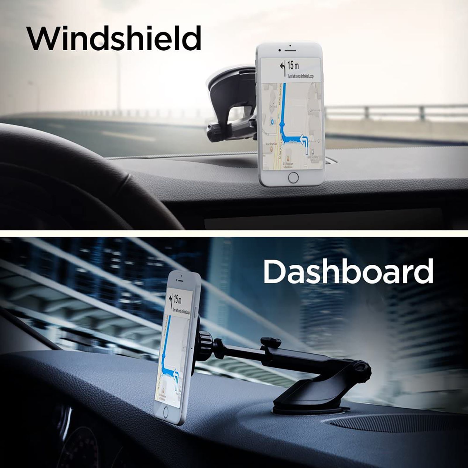 Spigen Car Mount Holder for Mobile (Neodymium Magnet, Black)_7