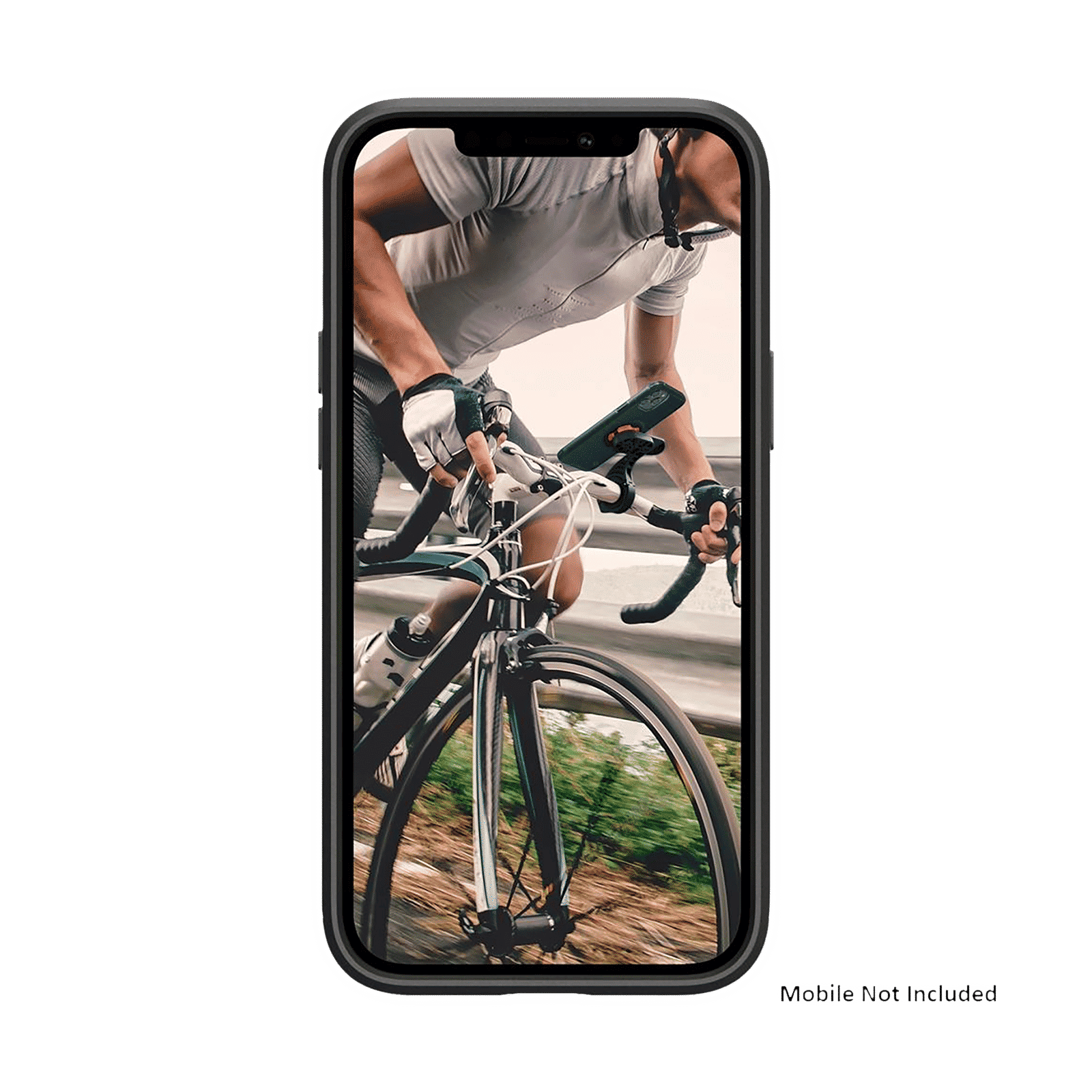 spigen Gearlock TPU & Polycarbonate Bike Mount Case for Apple iPhone 12, 12 Pro (Air Cushion Technology, Black)_10