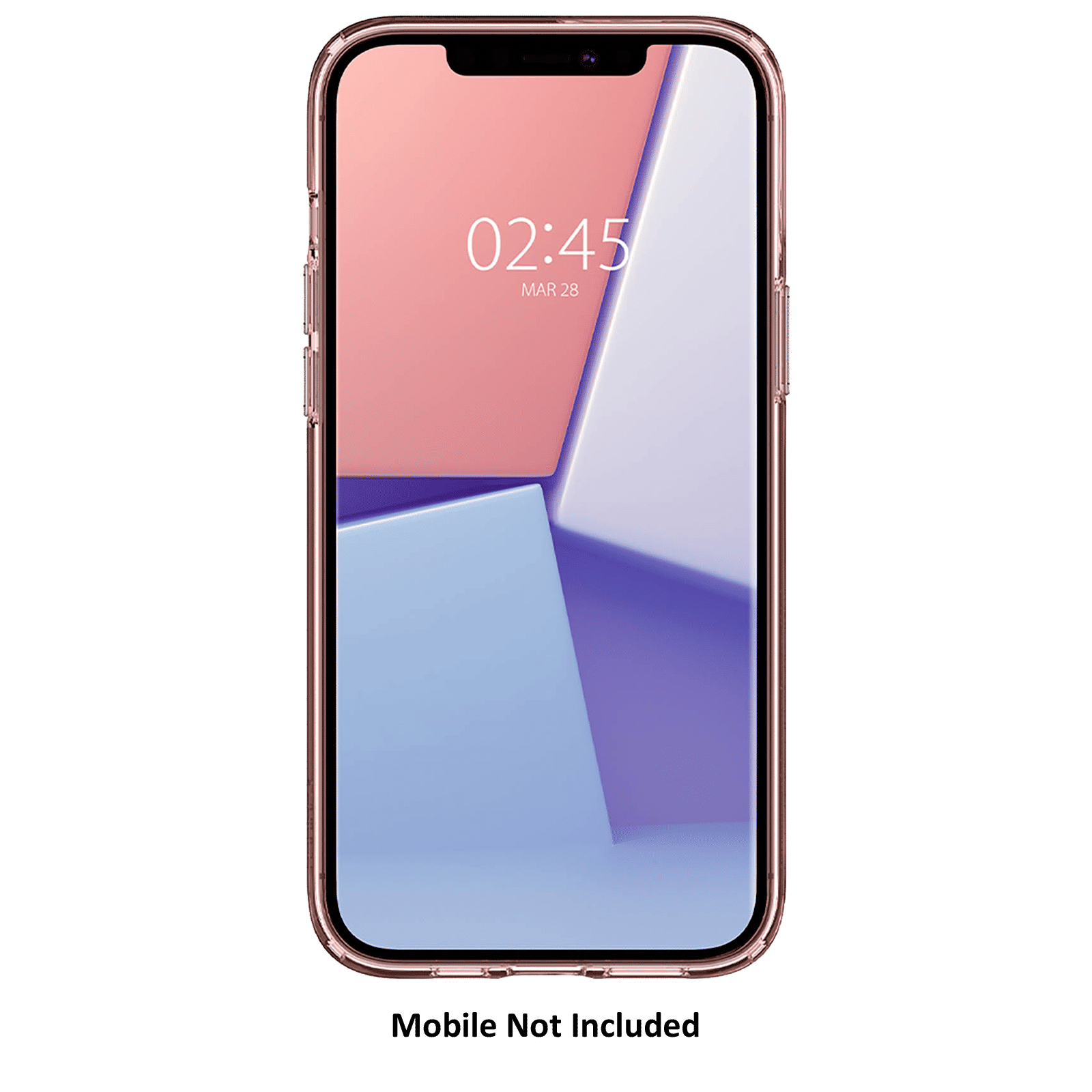 spigen Crystal Flex Back Cover for Apple iPhone 12, 12 Pro (Wireless Charging Compatible, Rose Crystal)_5