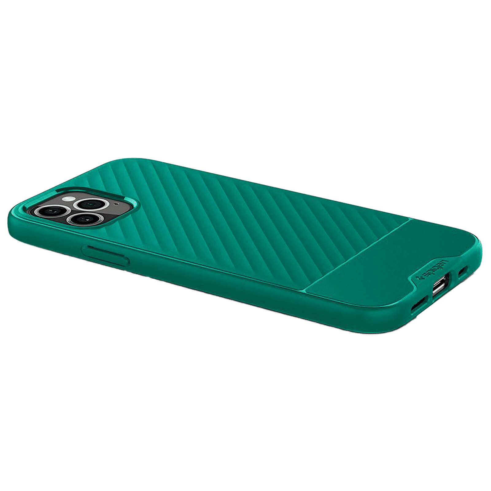 spigen Core Armor TPU Back Cover for Apple iPhone 12, 12 Pro (Air Cushion Technology, Mint)_6