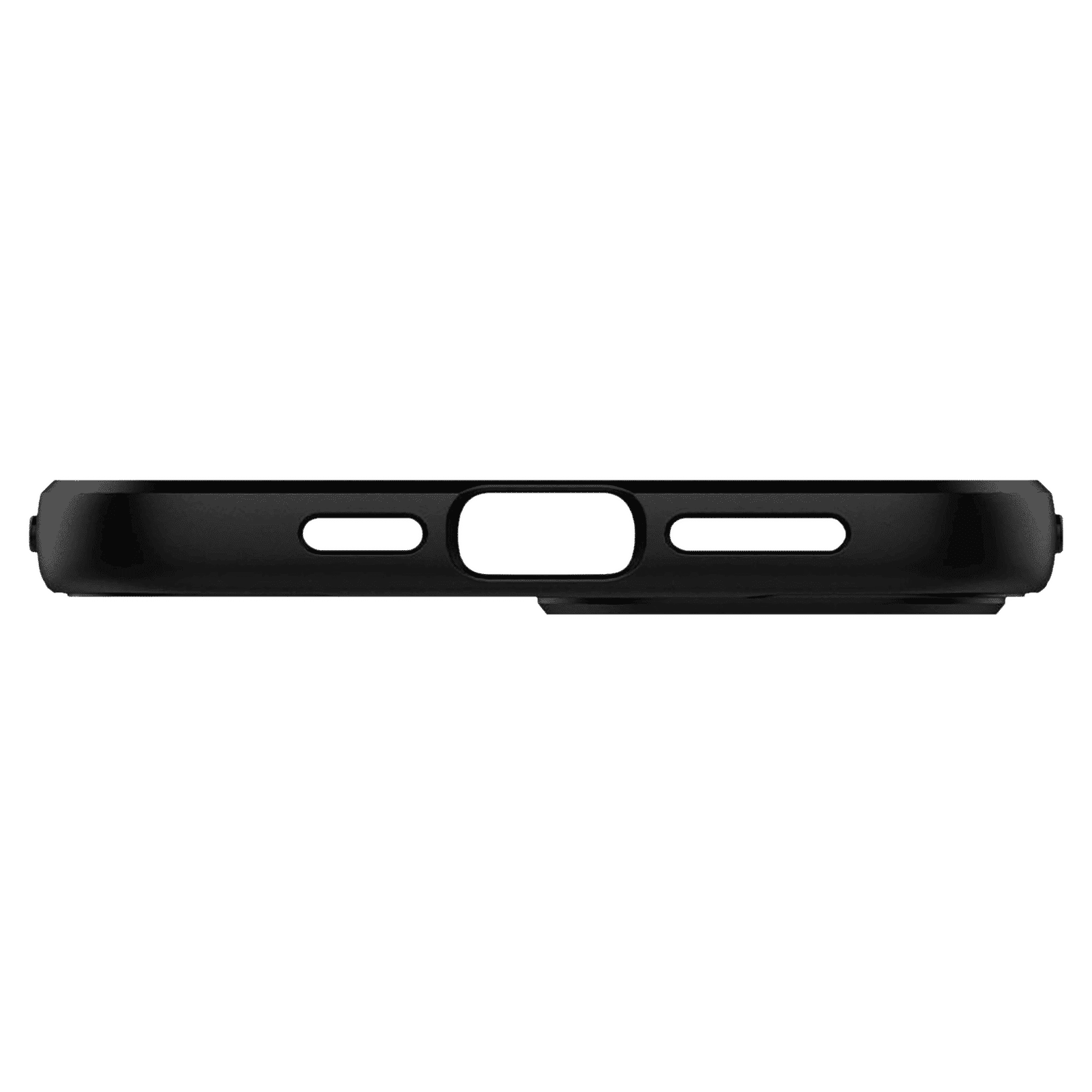 spigen Core Armor Thermoplastic Polyurethane Back Cover for Apple iPhone 12 and 12 Pro (Air Cushion Technology, Matte Black)_9