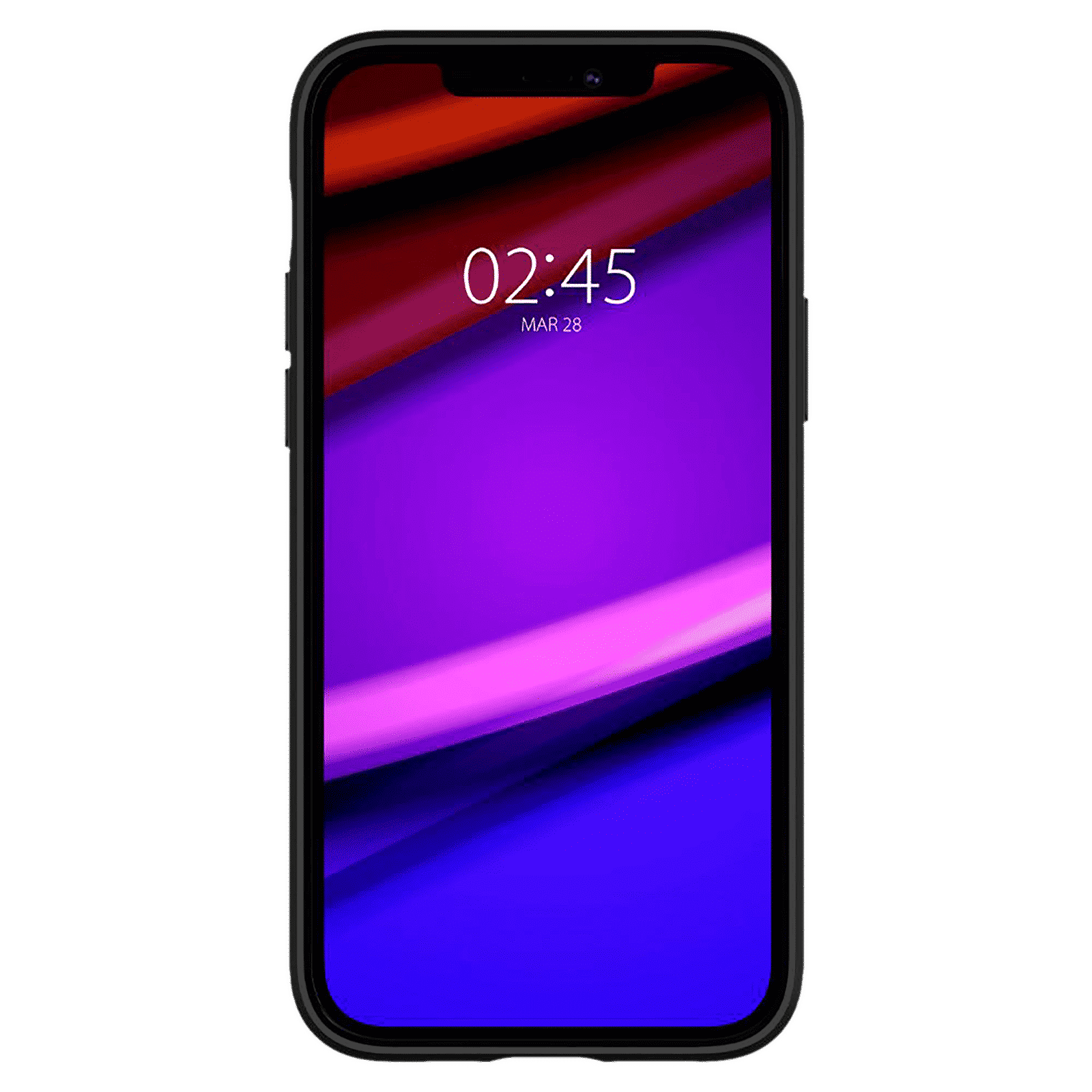 spigen Core Armor Thermoplastic Polyurethane Back Cover for Apple iPhone 12 and 12 Pro (Air Cushion Technology, Matte Black)_10