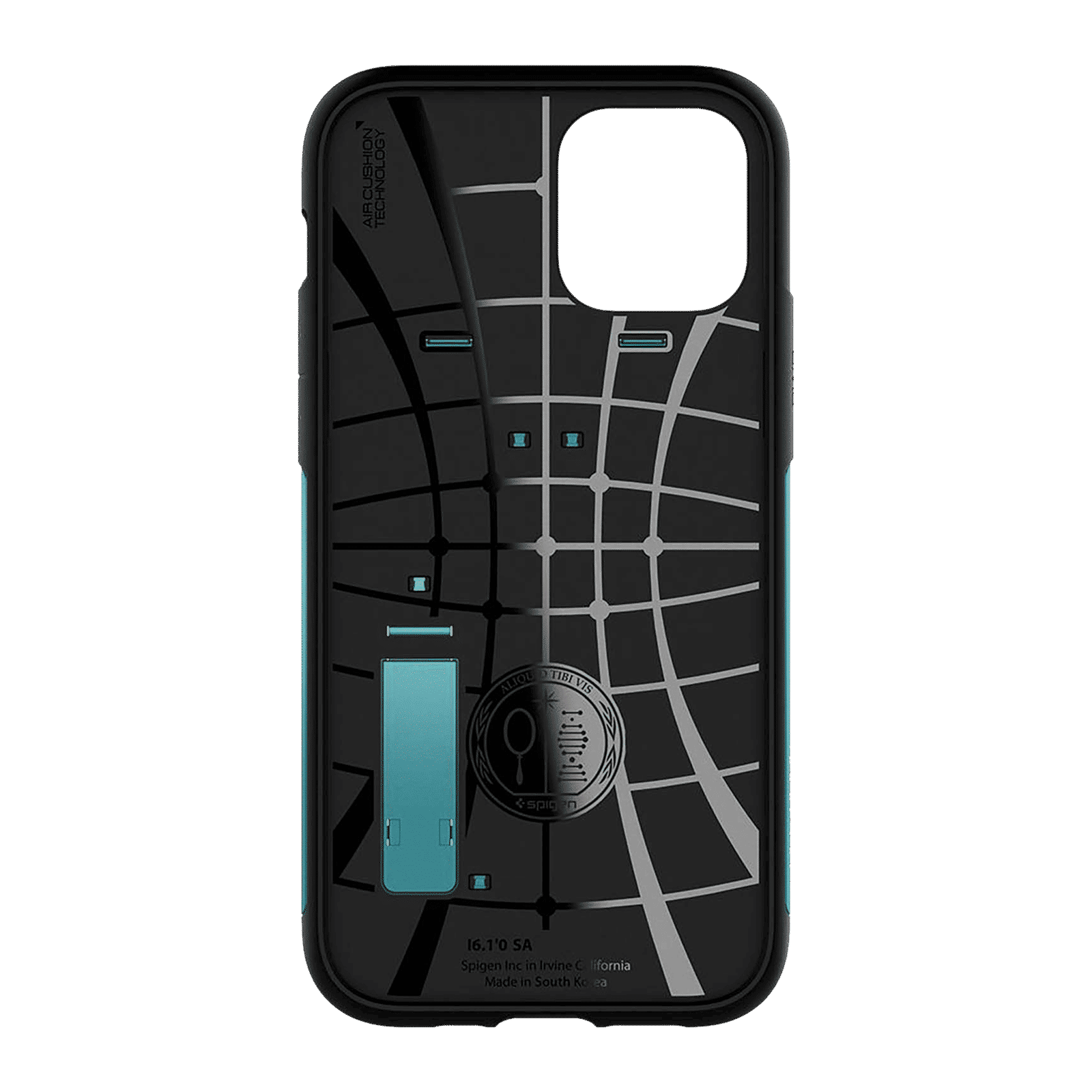 spigen Slim Armor TPU & Polycarbonate Back Cover for Apple iPhone 12, 12 Pro (Wireless Charging Compatible, Mint)_5