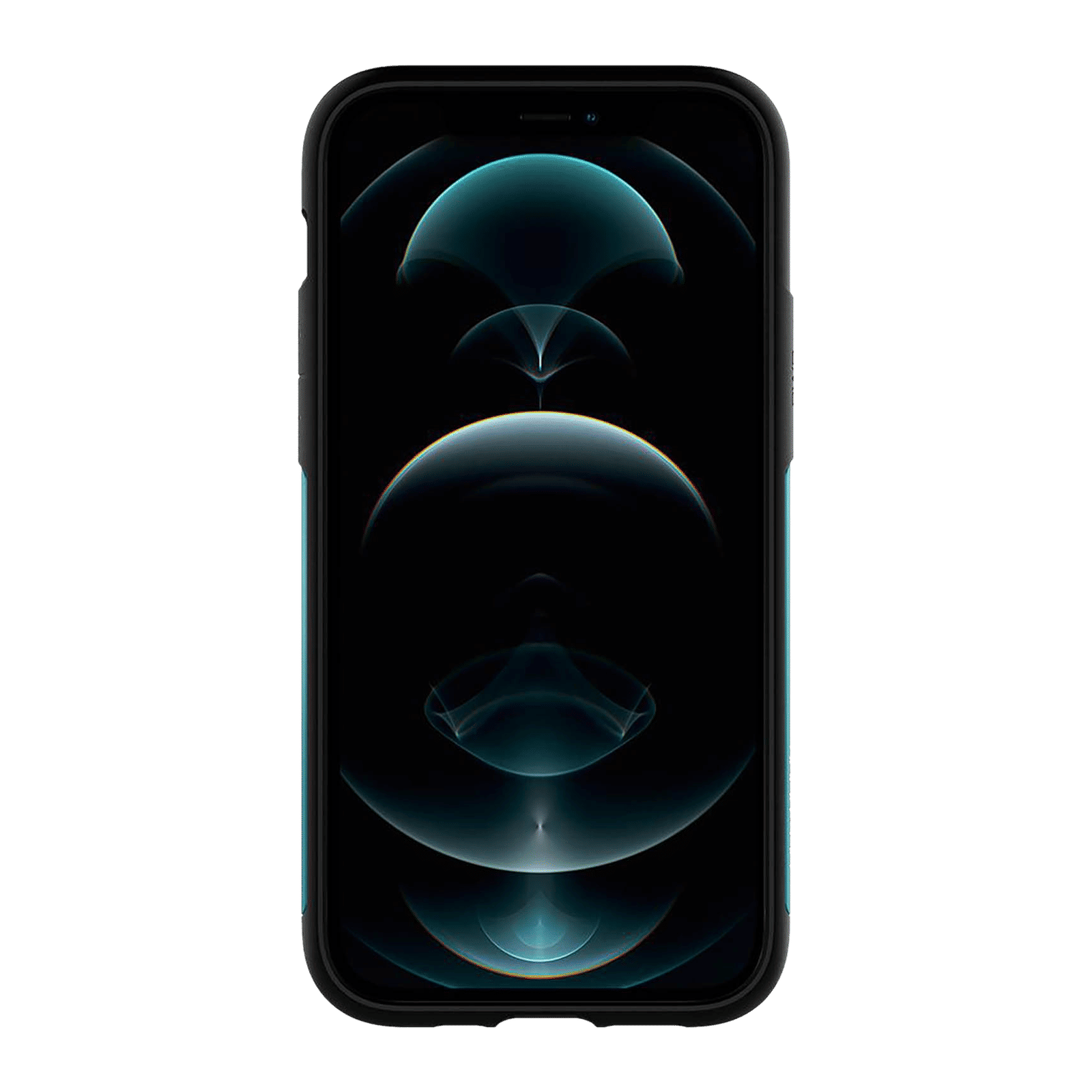 spigen Slim Armor TPU & Polycarbonate Back Cover for Apple iPhone 12, 12 Pro (Wireless Charging Compatible, Mint)_7