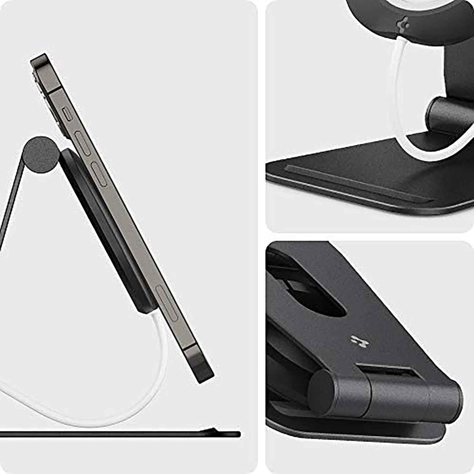 spigen Stand For Smartphones - MagSafe Compatible (Adjustable Mounting Piece, AMP02672, Black)_8