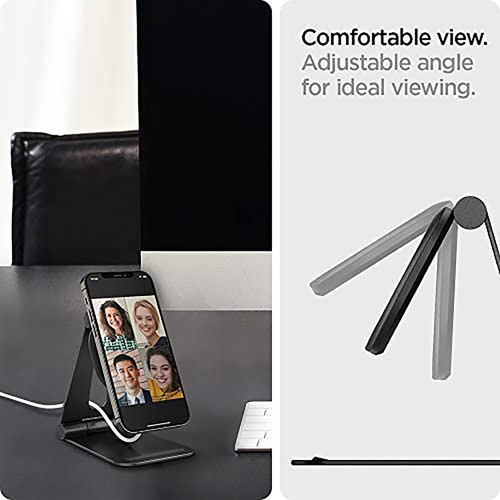 spigen Stand For Smartphones - MagSafe Compatible (Adjustable Mounting Piece, AMP02672, Black)_9