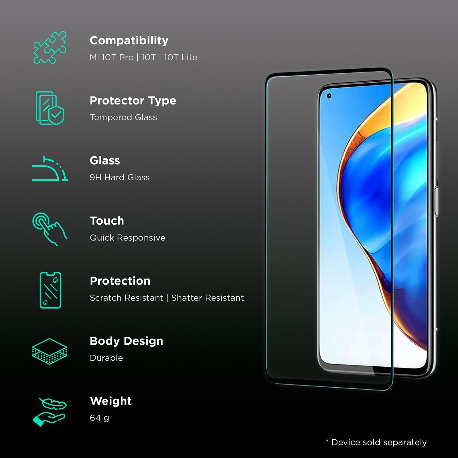 spigen GLAStR Slim Tempered Glass for Mi 10T Pro, 10T, 10T Lite (Oleophobic Coating)_2