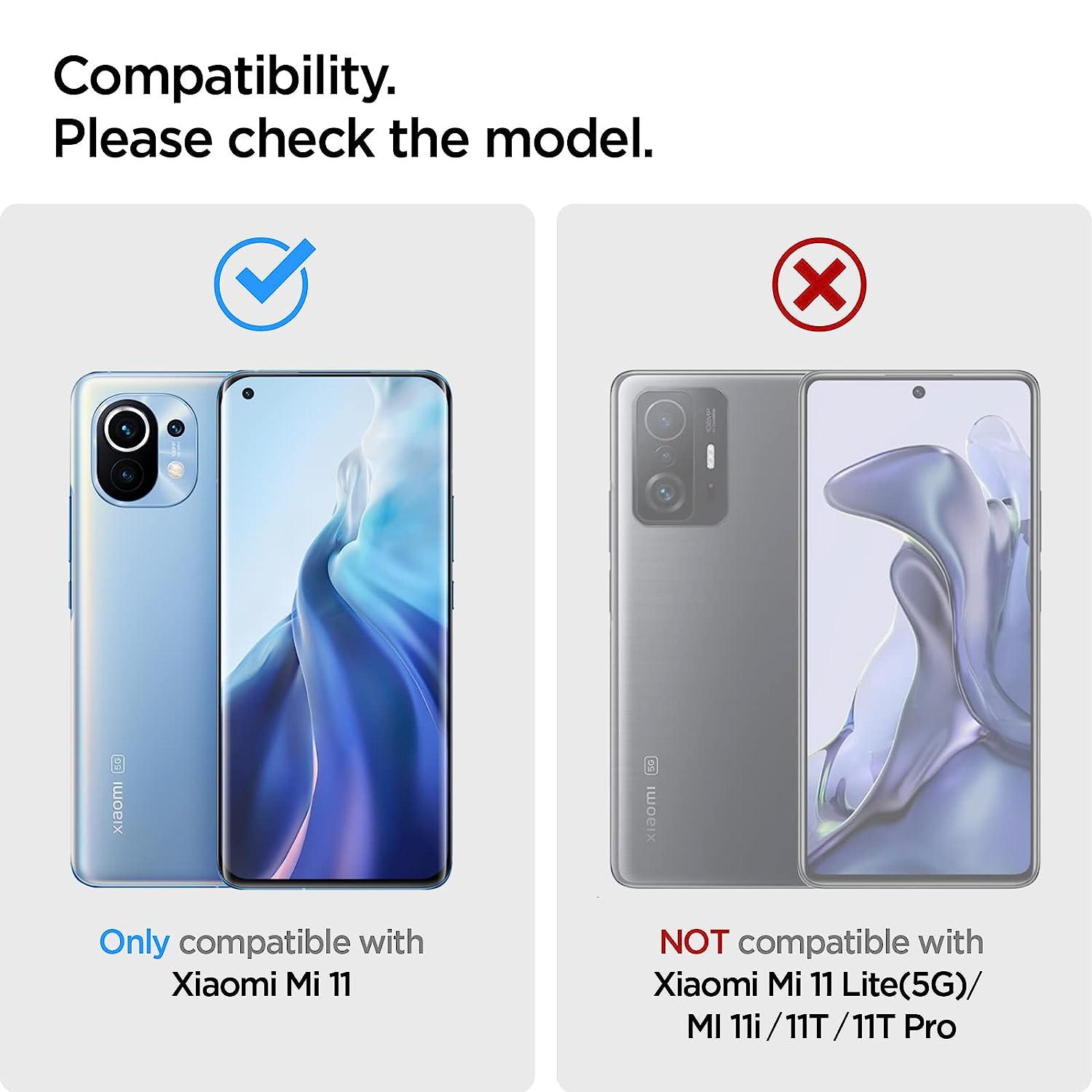 spigen Rugged Armor TPU Back Cover for Xiaomi Mi 11 (Air Cushion Technology, Matte Black)_6