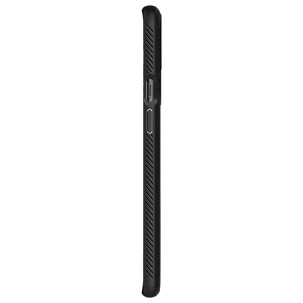 spigen Liquid Air TPU Back Cover for OnePlus 9 Pro 5G (Air Cushion Technology, Matte Black)_3