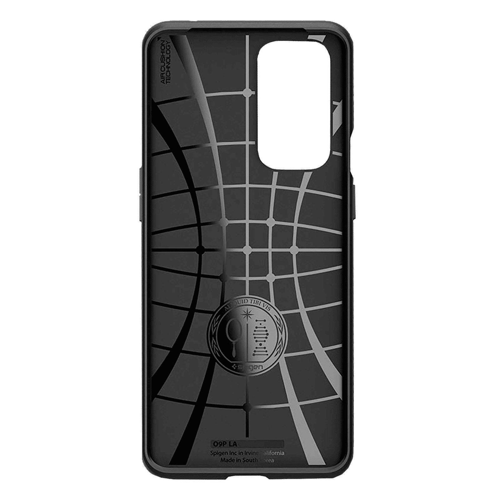 spigen Liquid Air TPU Back Cover for OnePlus 9 Pro 5G (Air Cushion Technology, Matte Black)_4