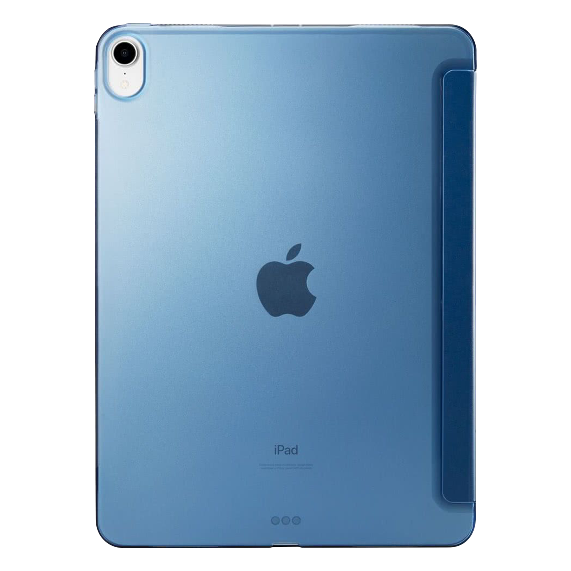 spigen Plastic, Polycarbonate & Polyurethane Leather Flip Cover for Apple iPad Pro 11 Inch (Wireless Charging Compatible, Blue)_3