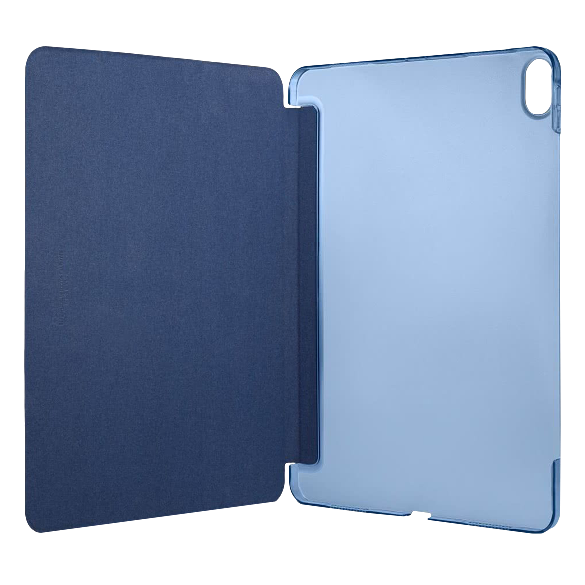 spigen Plastic, Polycarbonate & Polyurethane Leather Flip Cover for Apple iPad Pro 11 Inch (Wireless Charging Compatible, Blue)_4