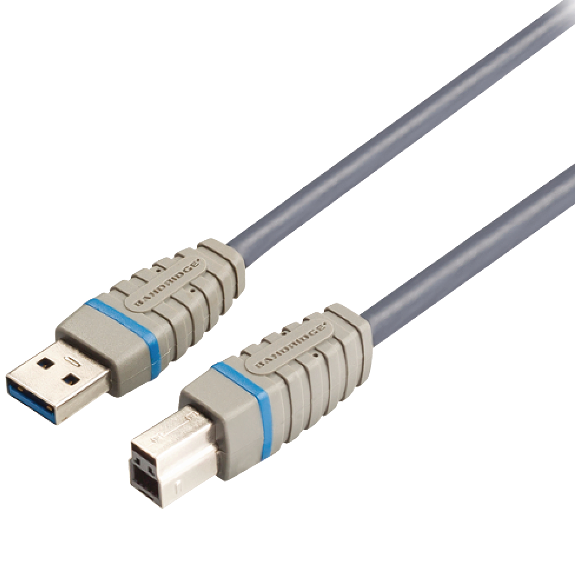 Bandridge Type A to Type B 6.5 Feet (2M) Cable (5 Gbps Transfer Speed, Blue)_5