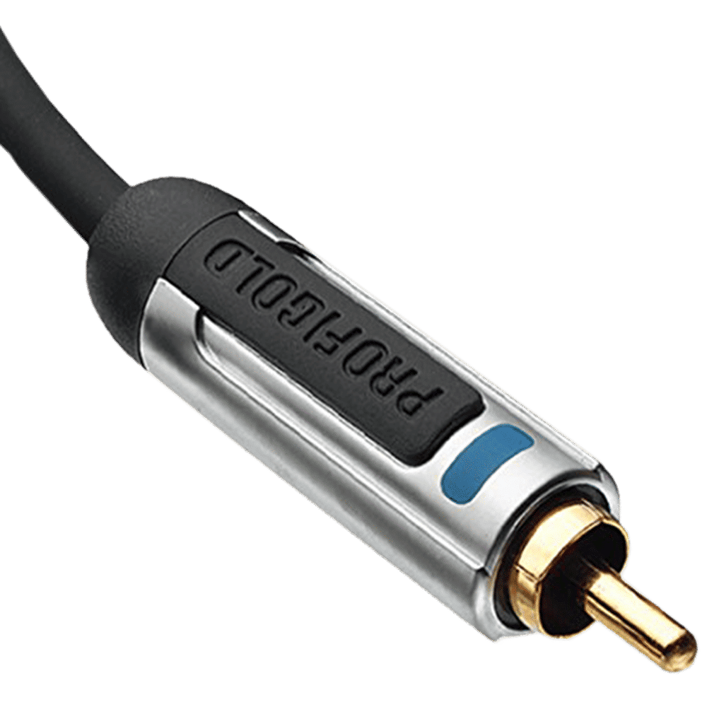 PROFIGOLD PROA4103 PVC 3 Meter RCA to RCA Audio Cable (Double Screening, Anthracite)_7