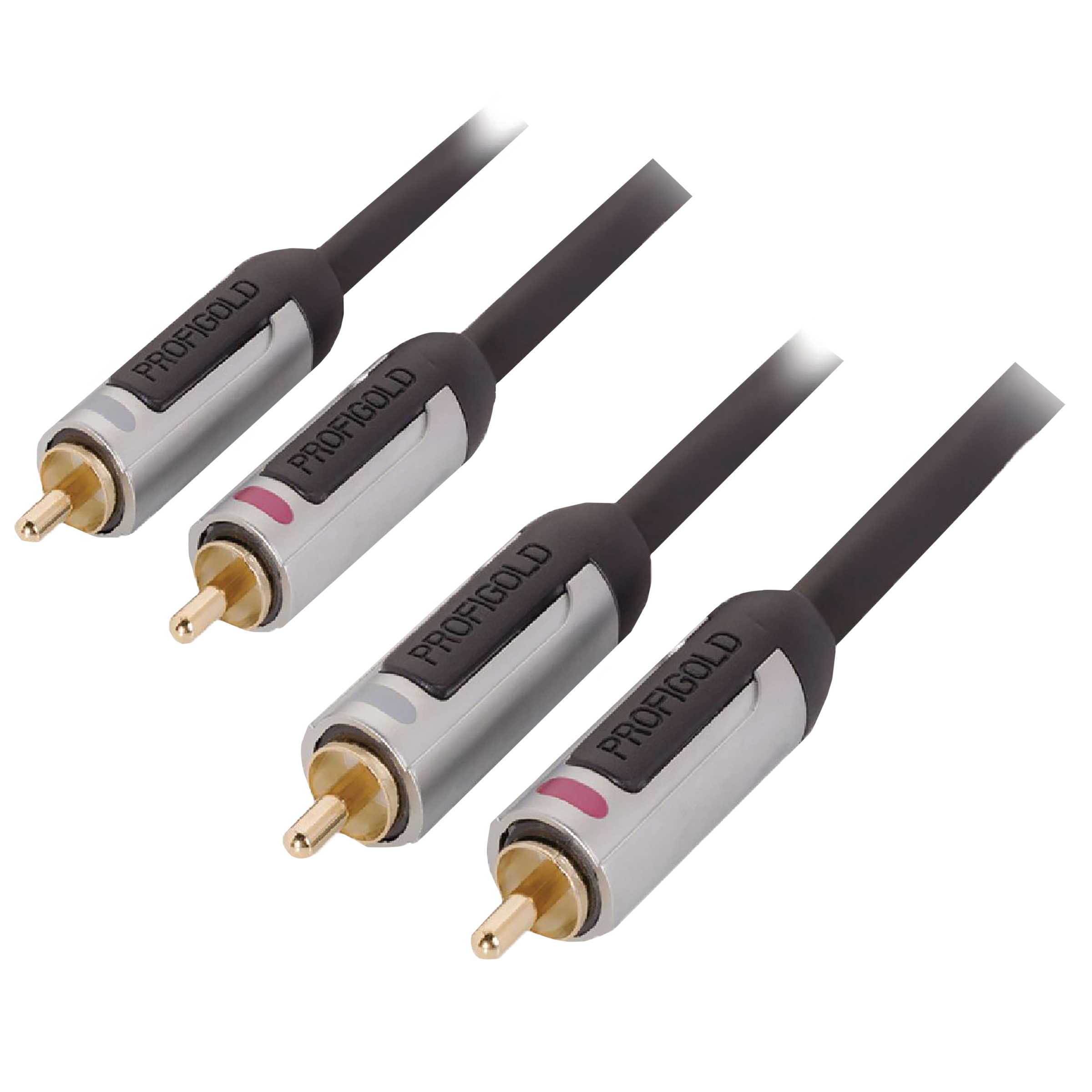 PROFIGOLD PROA4201 PVC 1 Meter RCA to RCA Audio Cable (Multiple Cable Shielding, Anthracite)_6