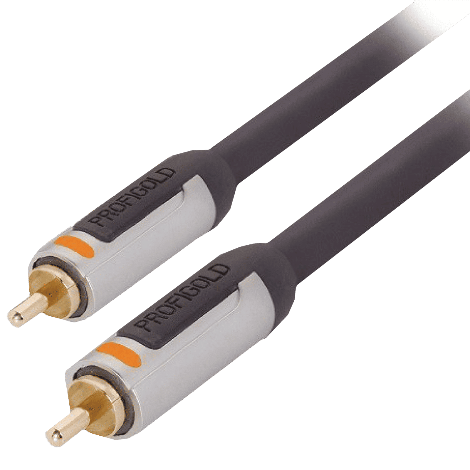 PROFIGOLD PROA4802 RCA to RCA 2 Meter Audio Cable (Colour Coded Plugs, Anthracite)_3