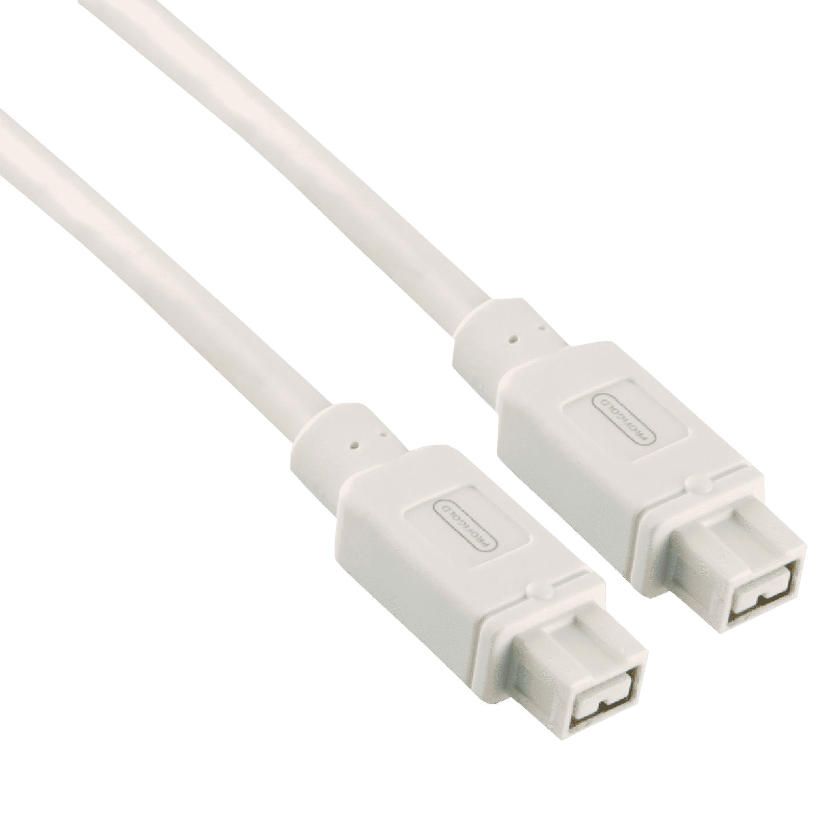PROFIGOLD PROM6402 PVC 2 Meter 6 Pin to 9 Pin Data Transfer FireWire Cable (Oxygen Free Copper , White)_3