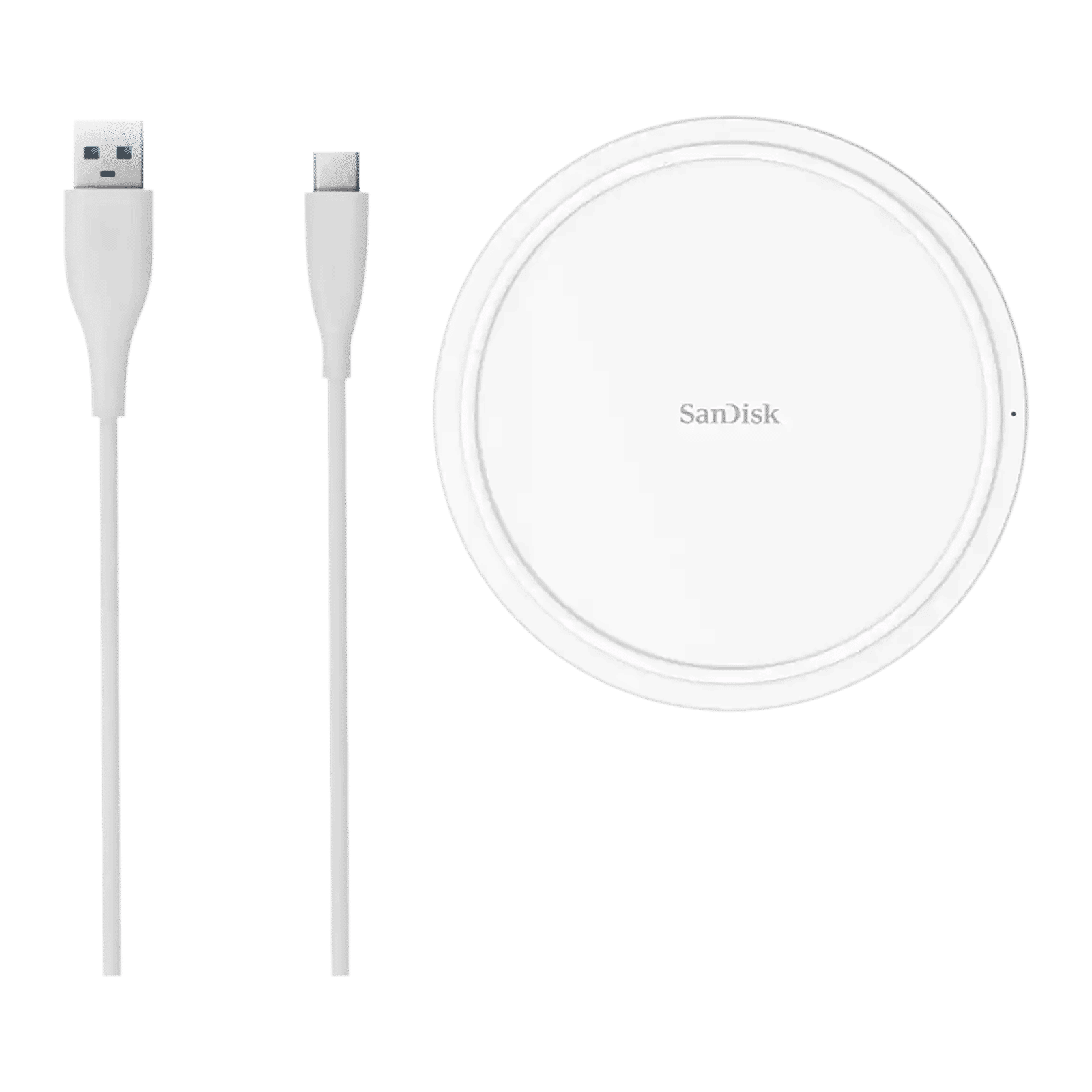 SanDisk Ixpand 15W Wireless Charger for iOS, Android, Earbuds (Qi Certified, Temprature Control Technology, White)_6