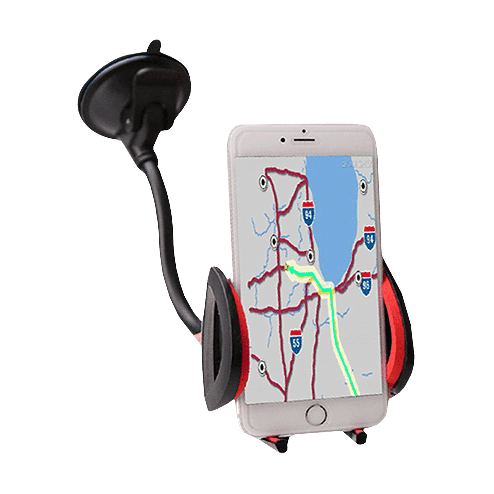 in base Car Mount for Mobile (360 Degree Rotating, Black)_1