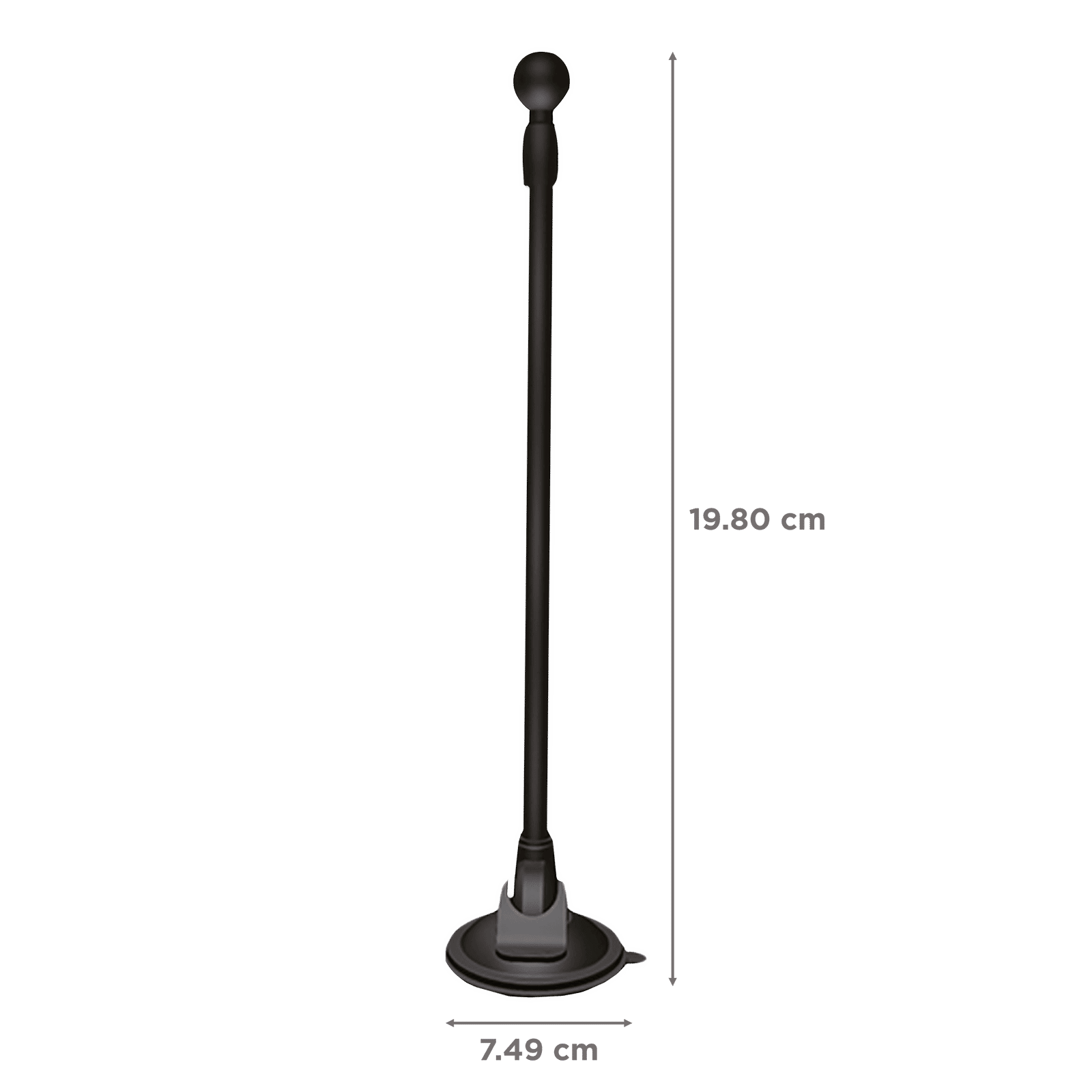 in base Car Mount for Mobile (360 Degree Rotating, Black)_2