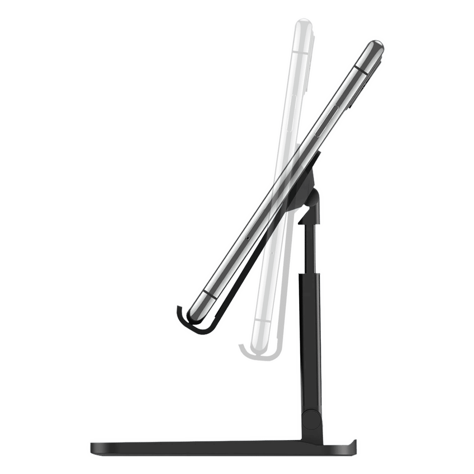 in base IB-1070 Dual Desktop Stand for Mobile & Tablet (360 Degree Rotatable, Black) in base IB-1070 Dual Desktop Stand for Mobile & Tablet (360 Degree Rotatable, Black)_6