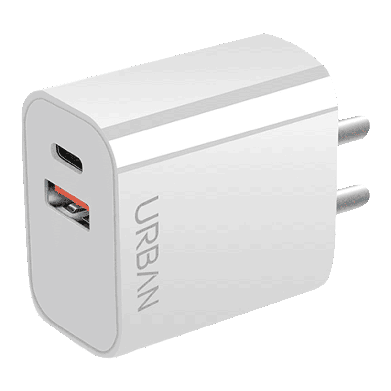 in base Urban Sprint 20W Type A & Type C 2-Port Fast Wall Charger (Adapter Only, Intelligent Power Saving, White) in base Urban Sprint 20W Type A & Type C 2-Port Fast Wall Charger (Adapter Only, Intelligent Power Saving, White)_3