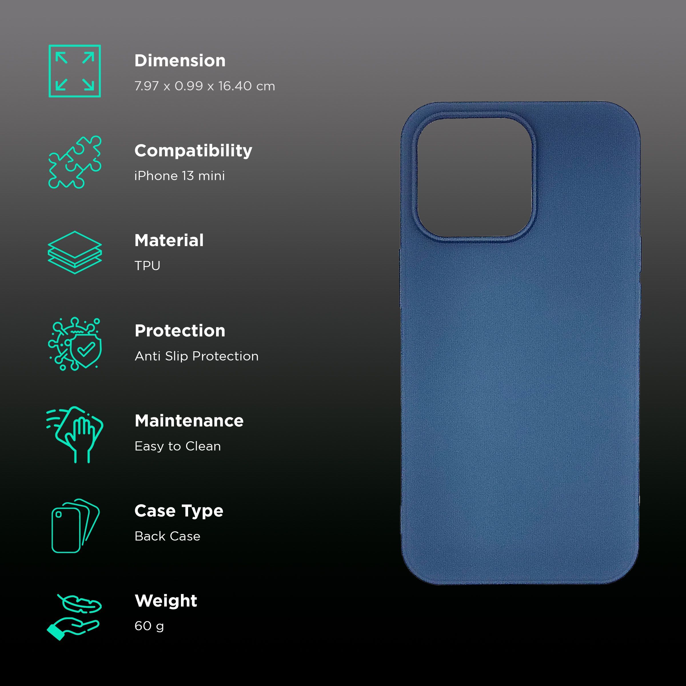 soundREVO TPU Back Cover for Apple iPhone 13 Pro (Anti-Slip Grip, Blue)_2