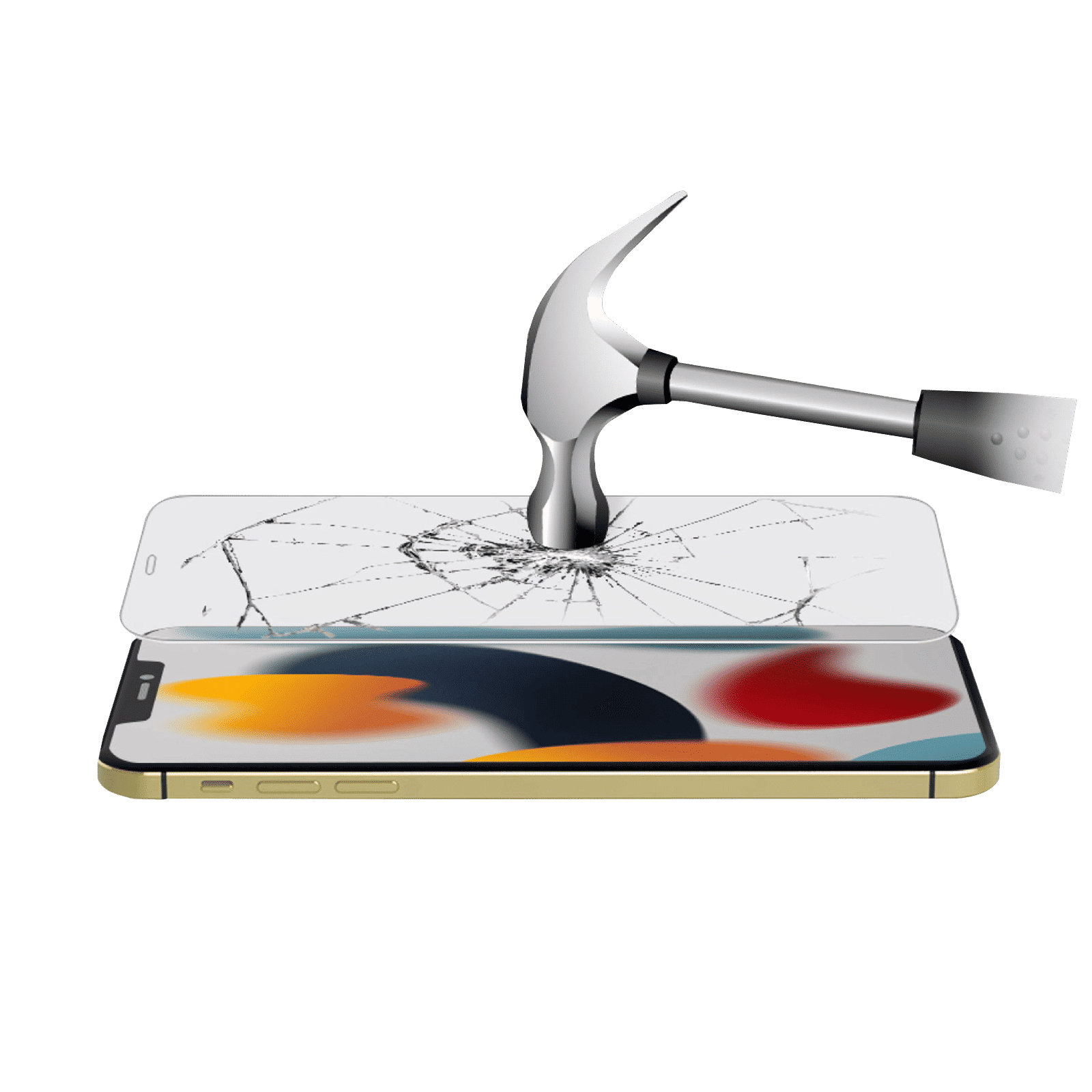 HYPHEN DEFENDR Tempered Glass for Apple iPhone 13 Pro (Scratch Protection)_4