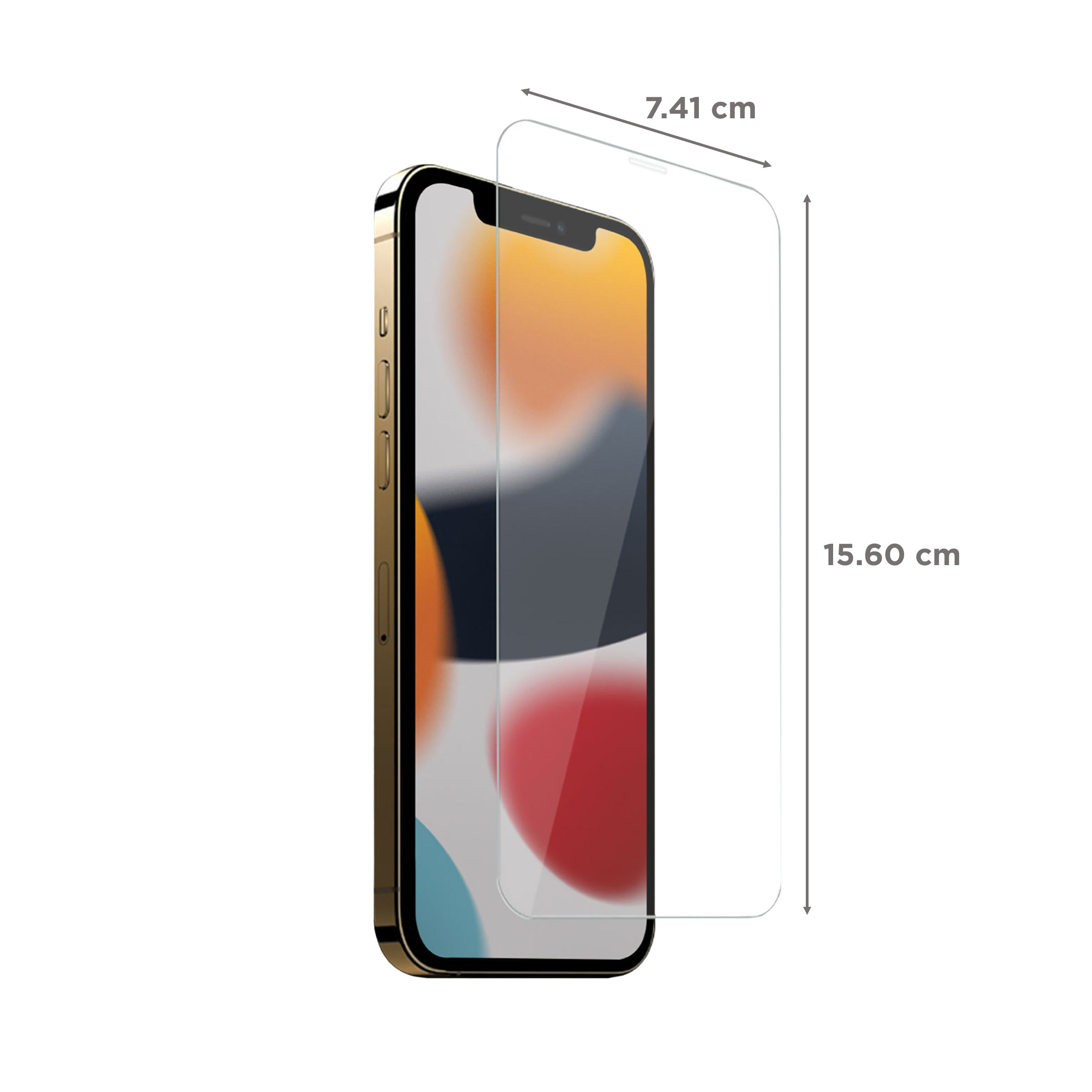 HYPHEN DEFENDR Tempered Glass for Apple iPhone 13 Pro Max (Antibacterial Glass)_2