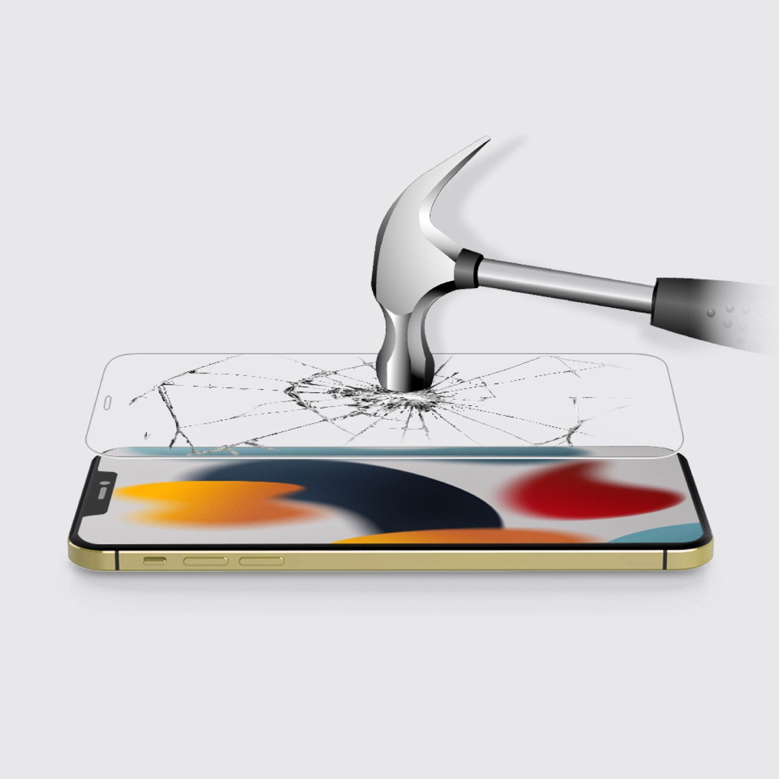 HYPHEN DEFENDR Tempered Glass for Apple iPhone 13 Pro Max (Antibacterial Glass)_4