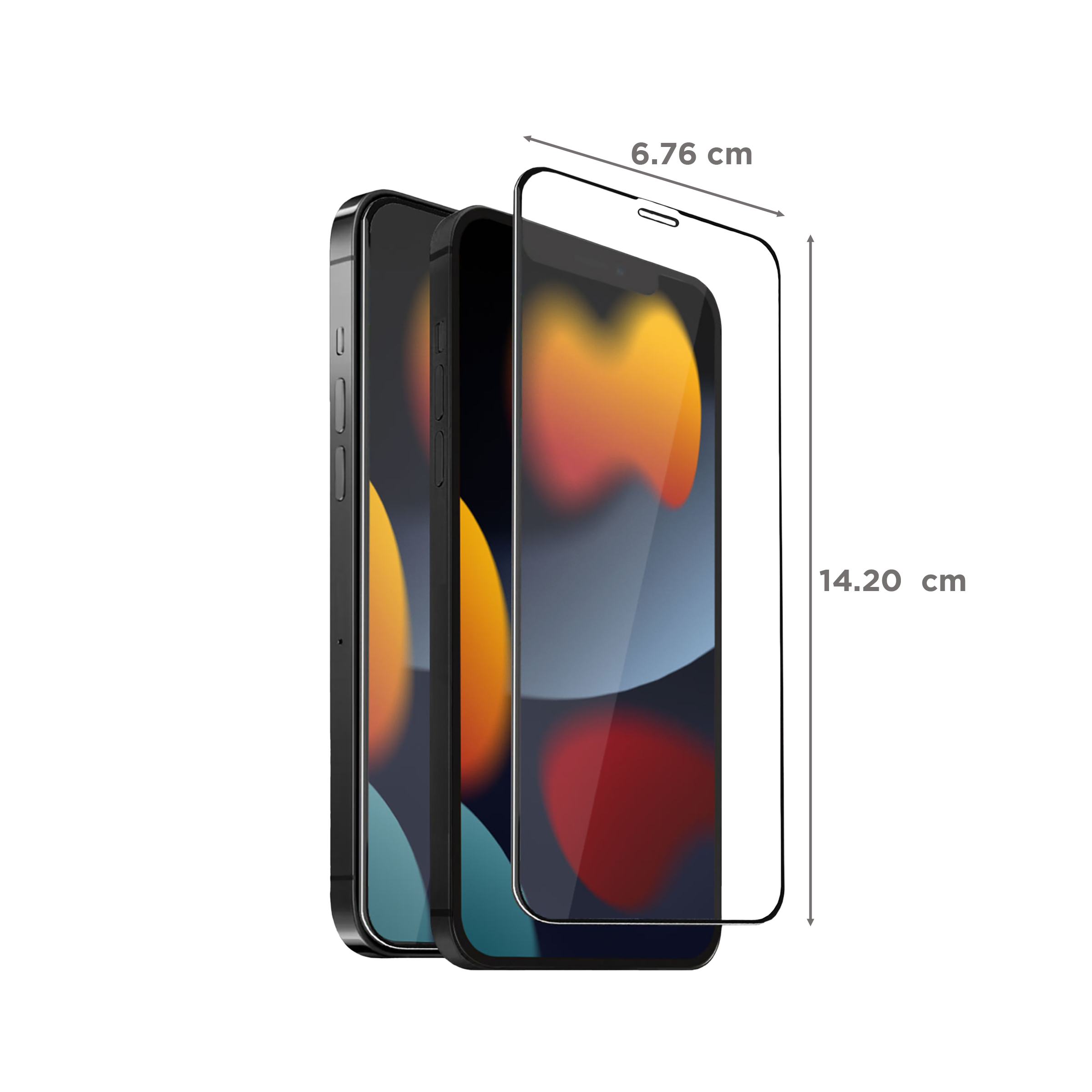 HYPHEN DEFENDR Tempered Glass for Apple iPhone 13 Pro (Antibacterial Glass)_2