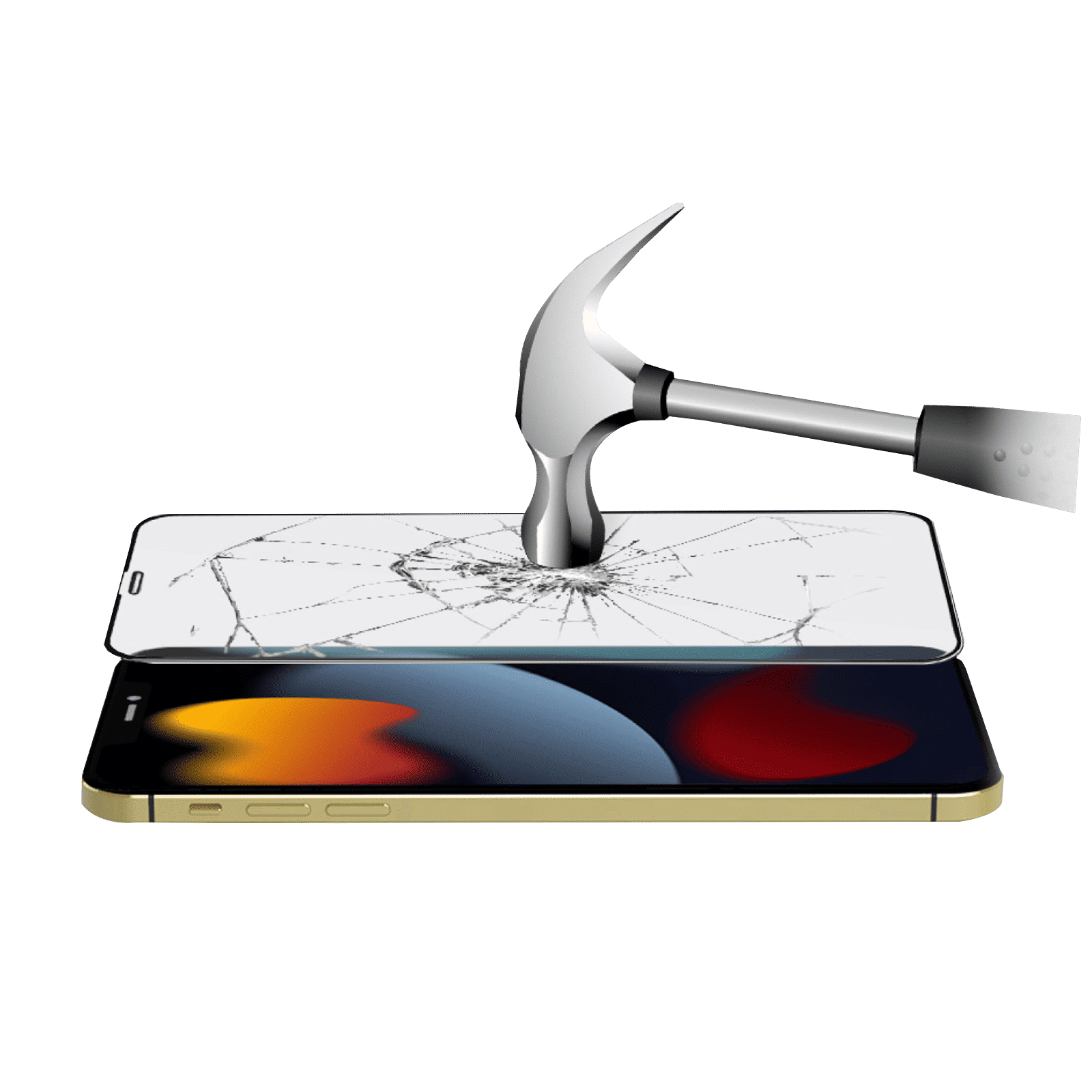 HYPHEN DEFENDR Tempered Glass for Apple iPhone 13 Pro Max (Scratch Protection)_4