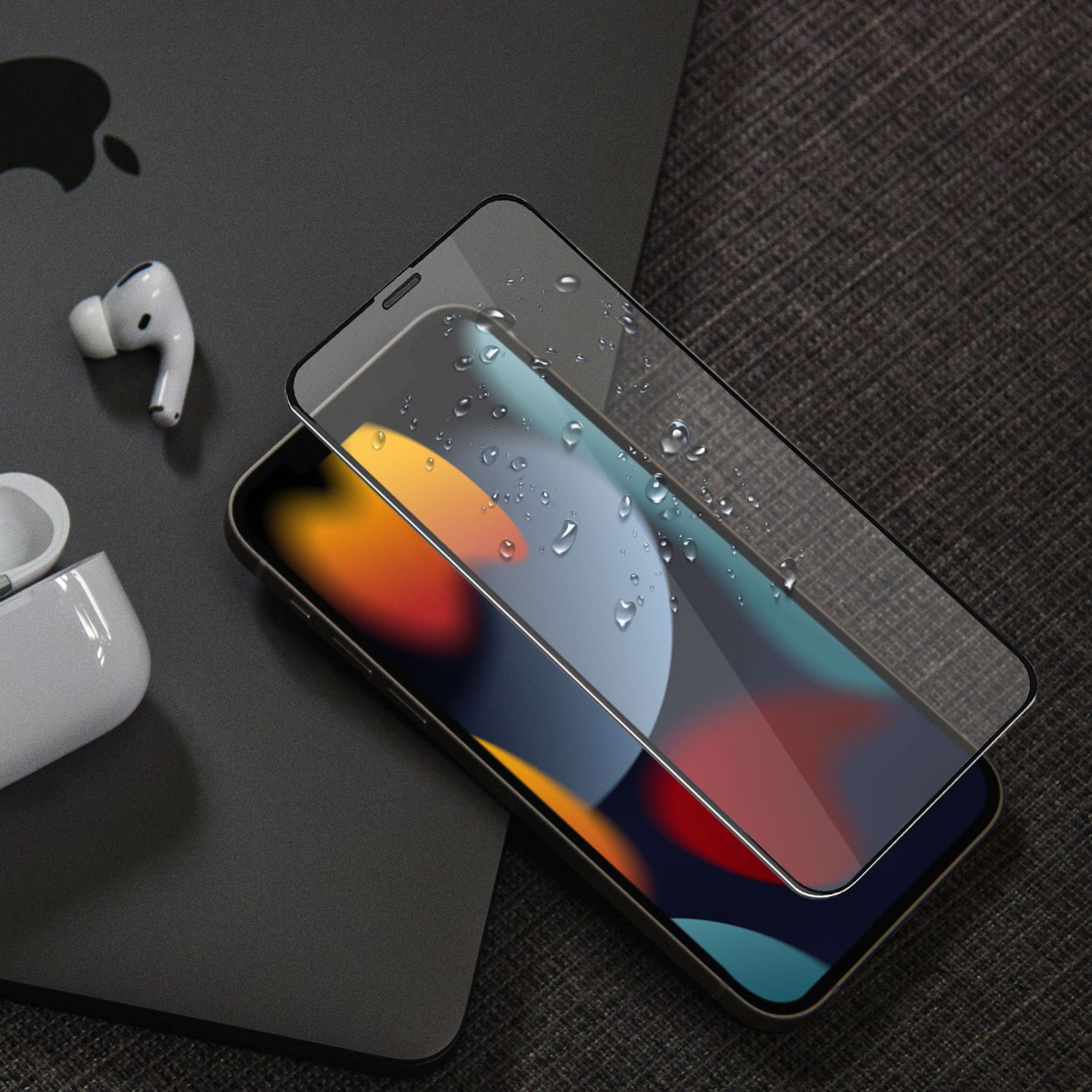 HYPHEN DEFENDR Tempered Glass for Apple iPhone 13 Pro Max (Scratch Protection)_5