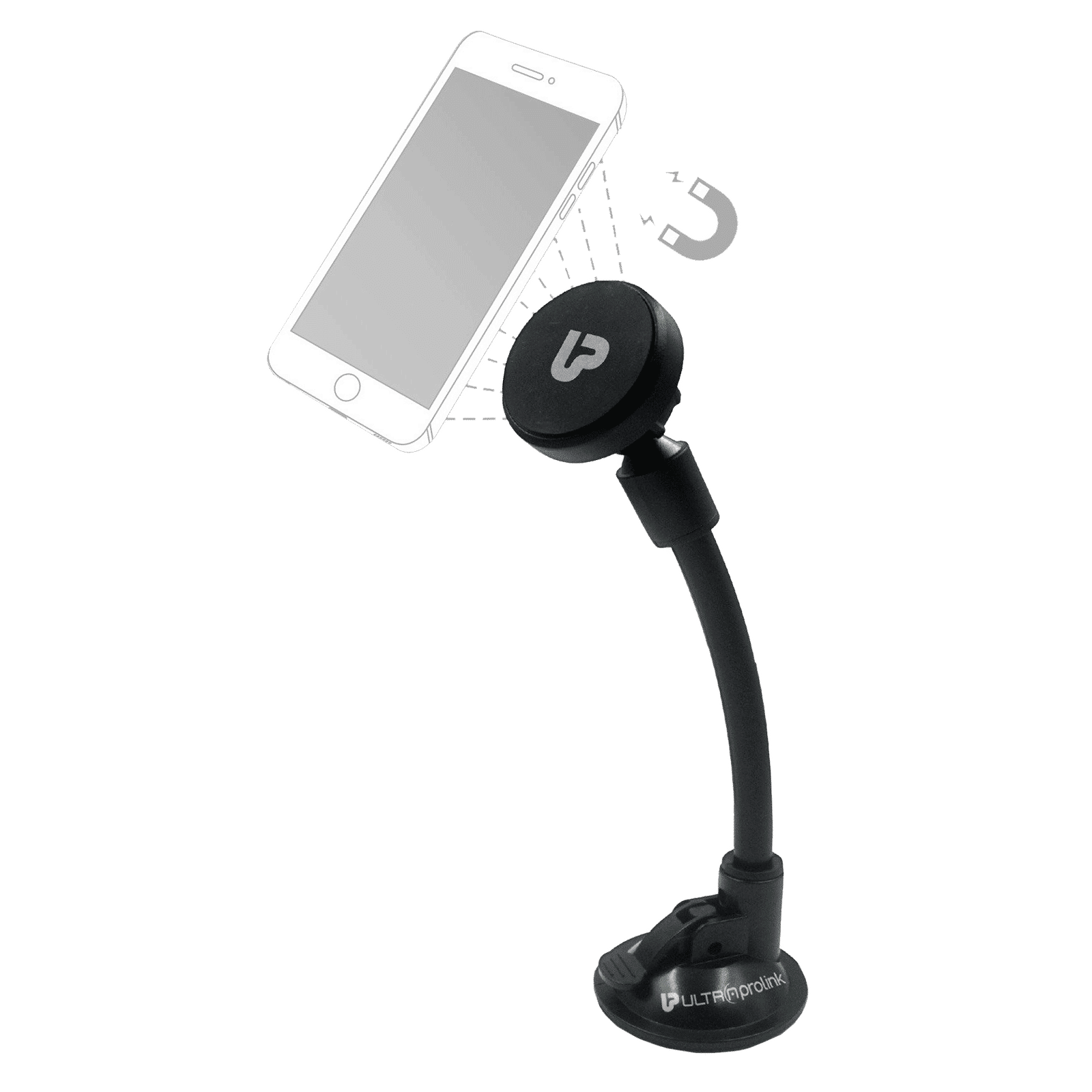 ultraprolink Magneto Windshield Mobile Holder (Magnetic, UM0054, Black)_1