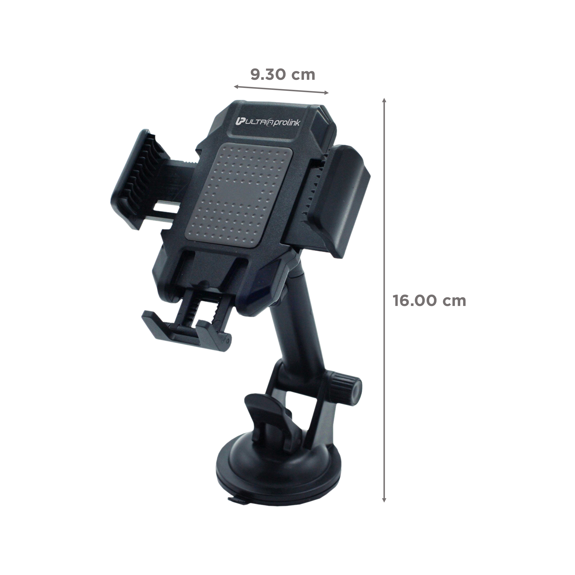 ultraprolink Robot II Windshield Mobile Holder (Double lock, UM0079, Black)_2