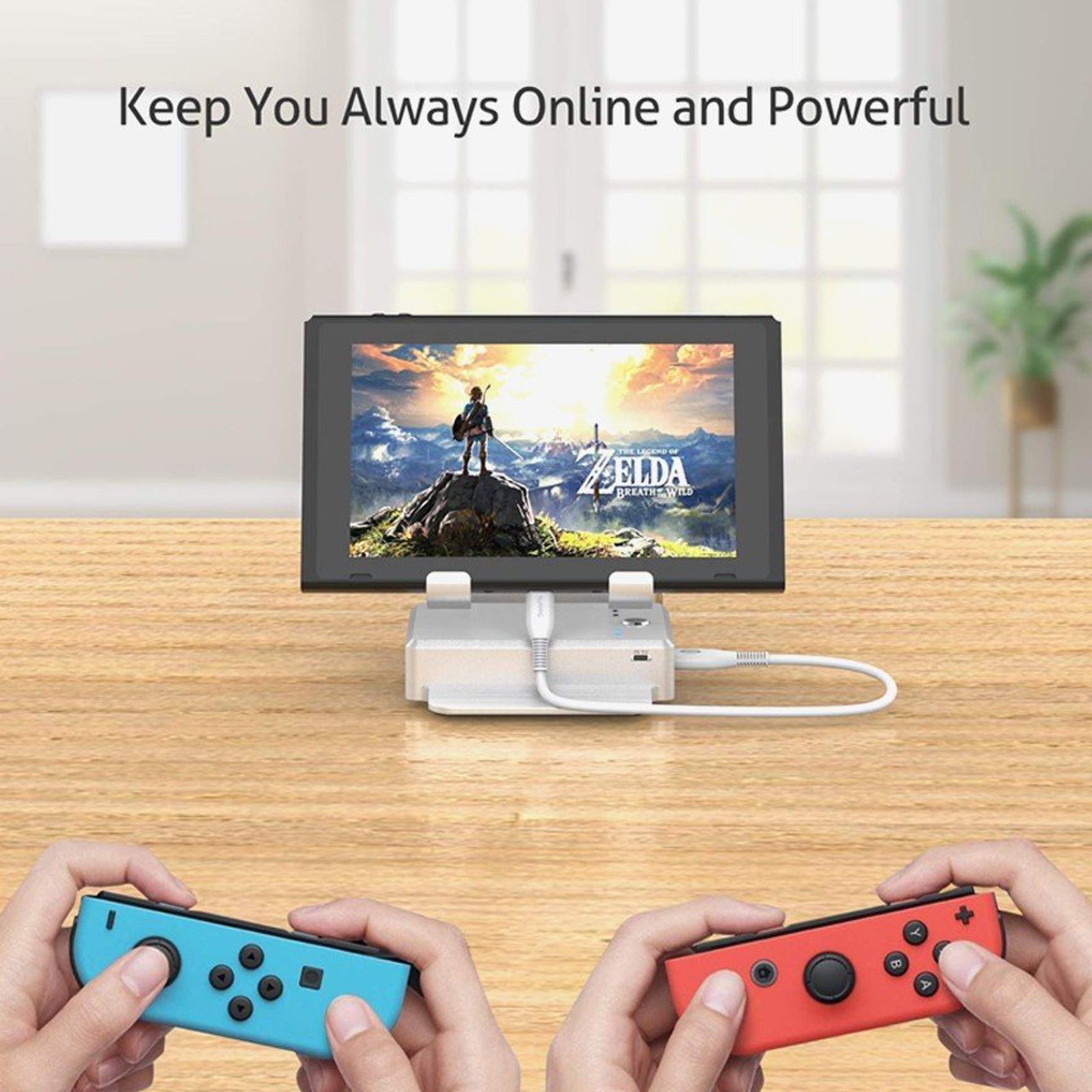 Soopi Stand for Mobiles and Tablets (Built-In 5000mAh Powerbank, Bluetooth Speaker, PH02, Silver)_11